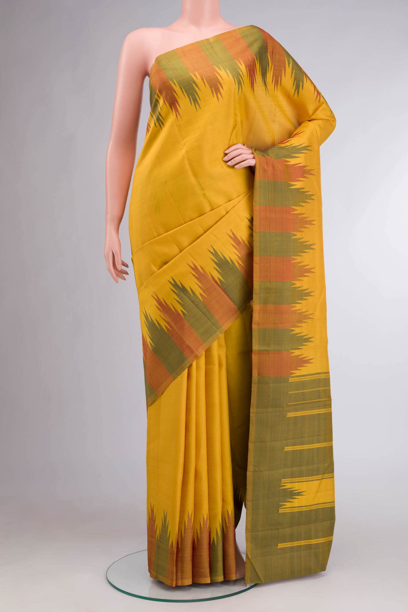 Blue Kanchipuram Saree