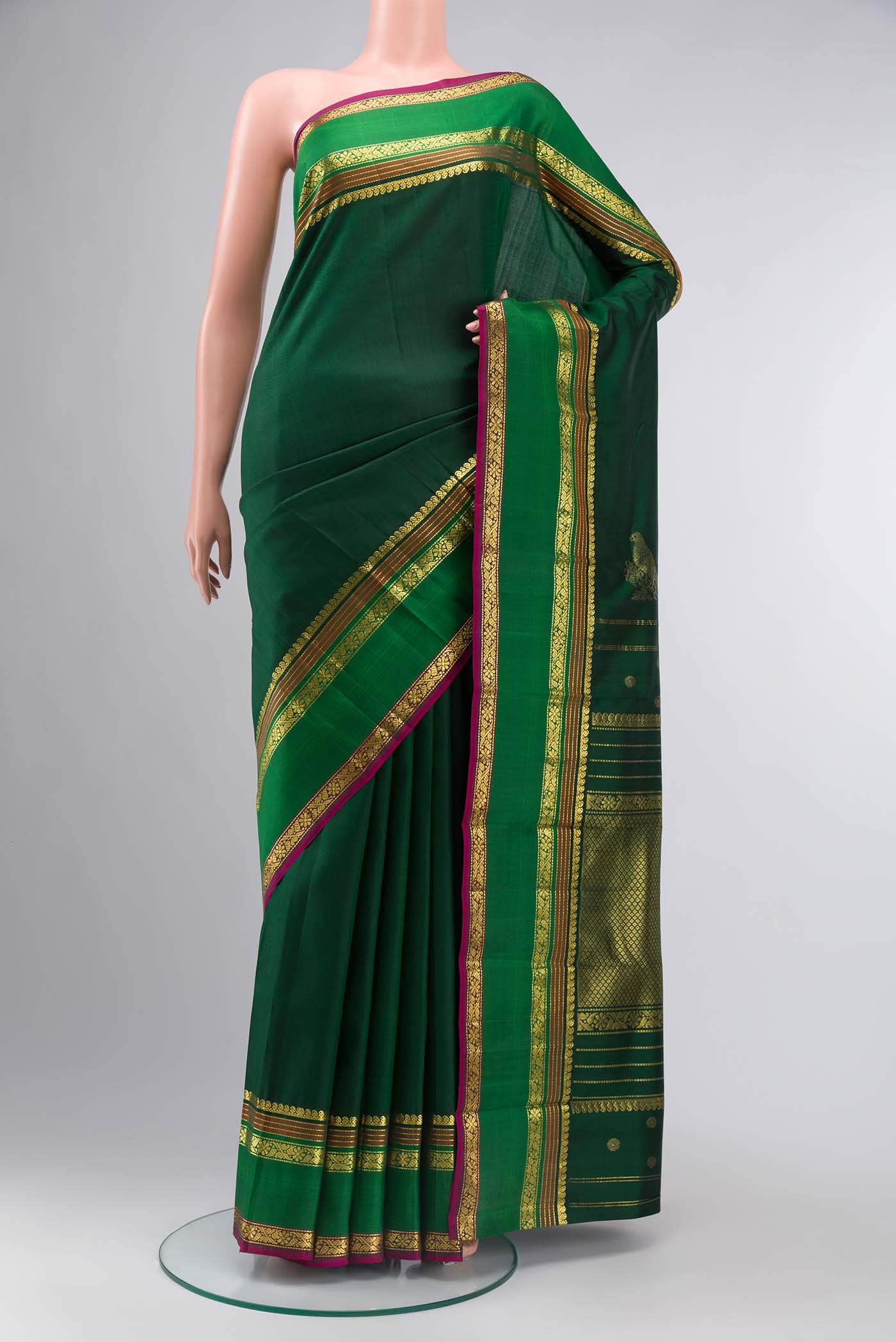 Green Kanchipuram Silk Saree