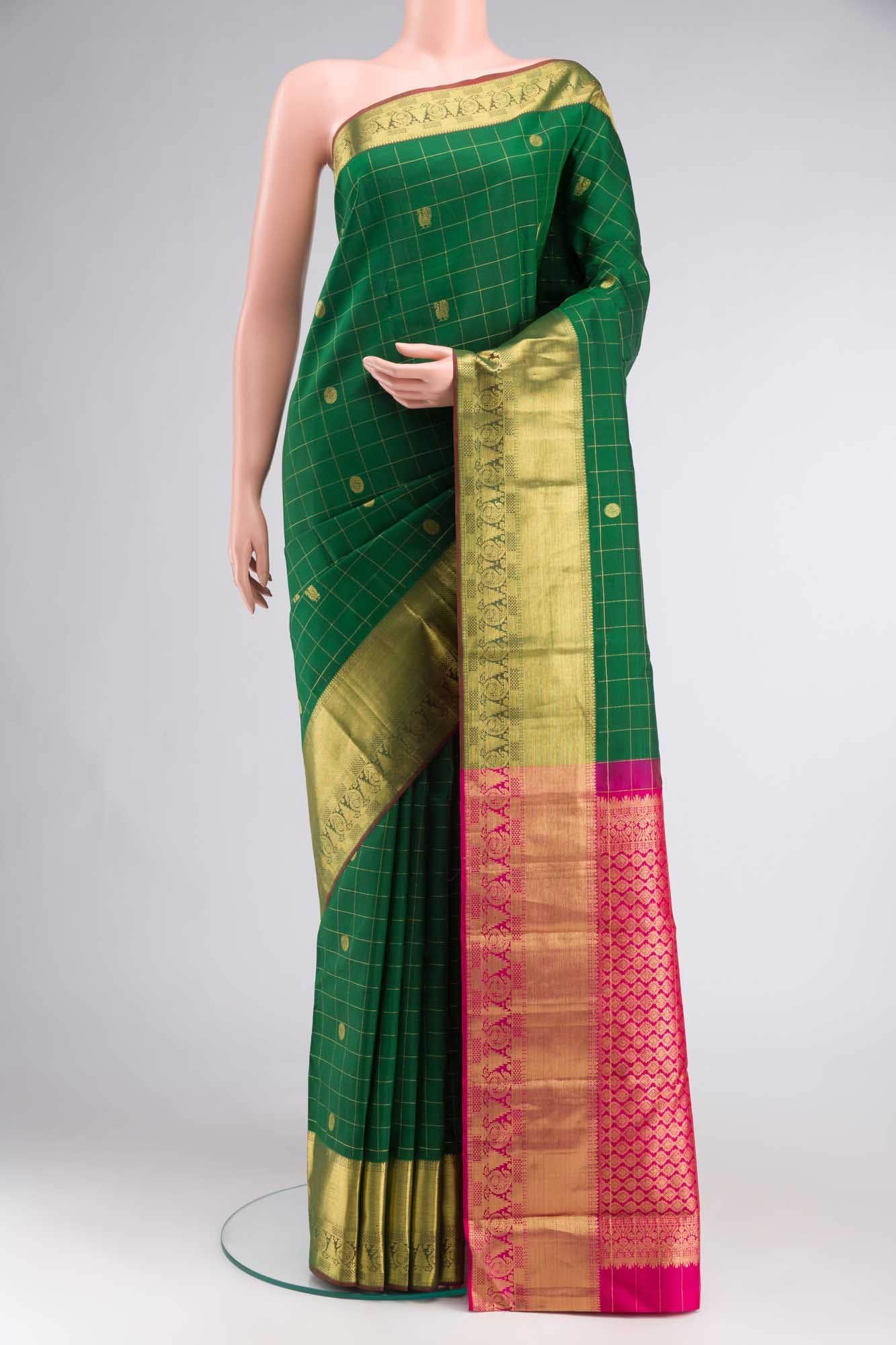 Green Kanchipuram Silk Saree