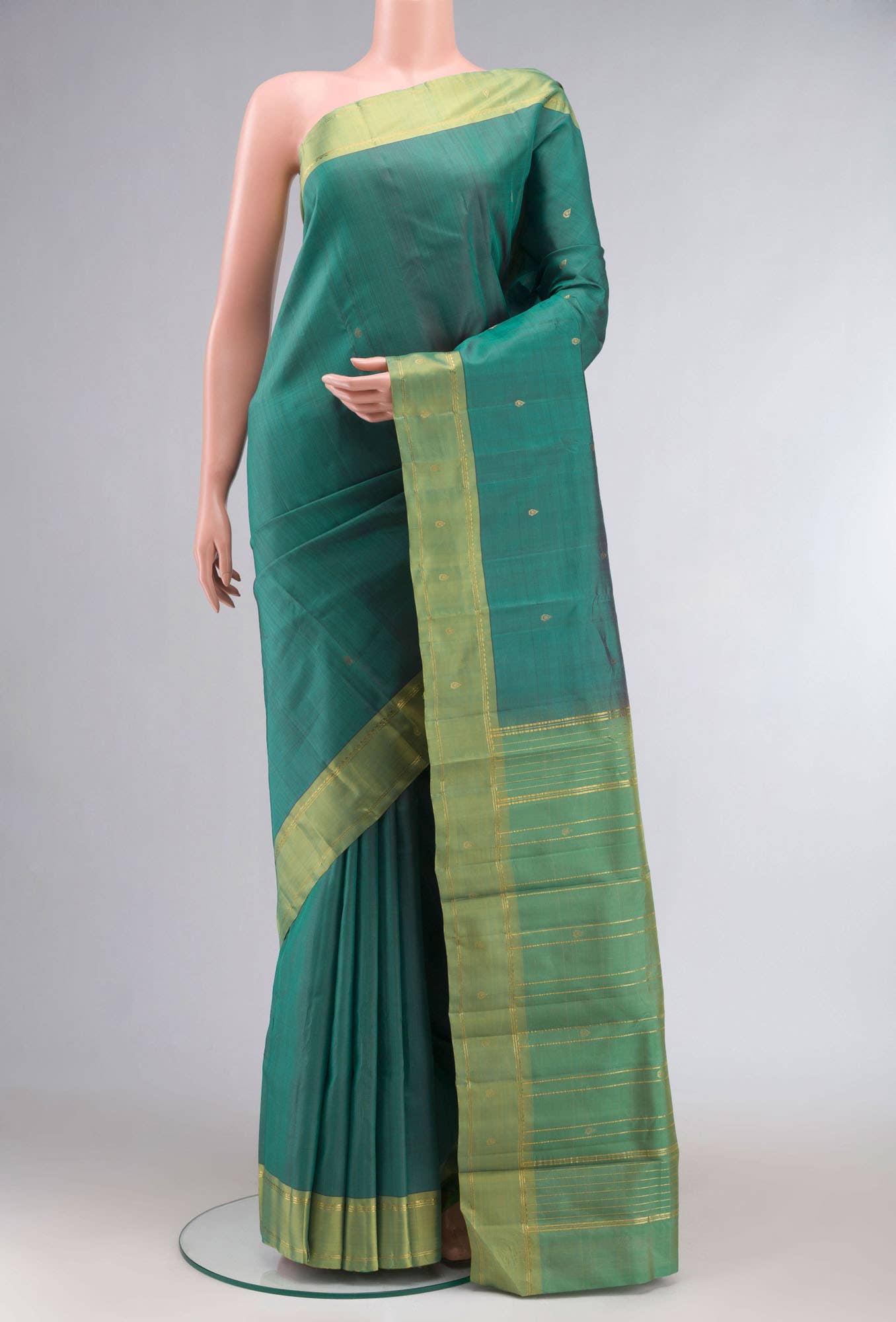 Green Kanchipuram Silk Saree