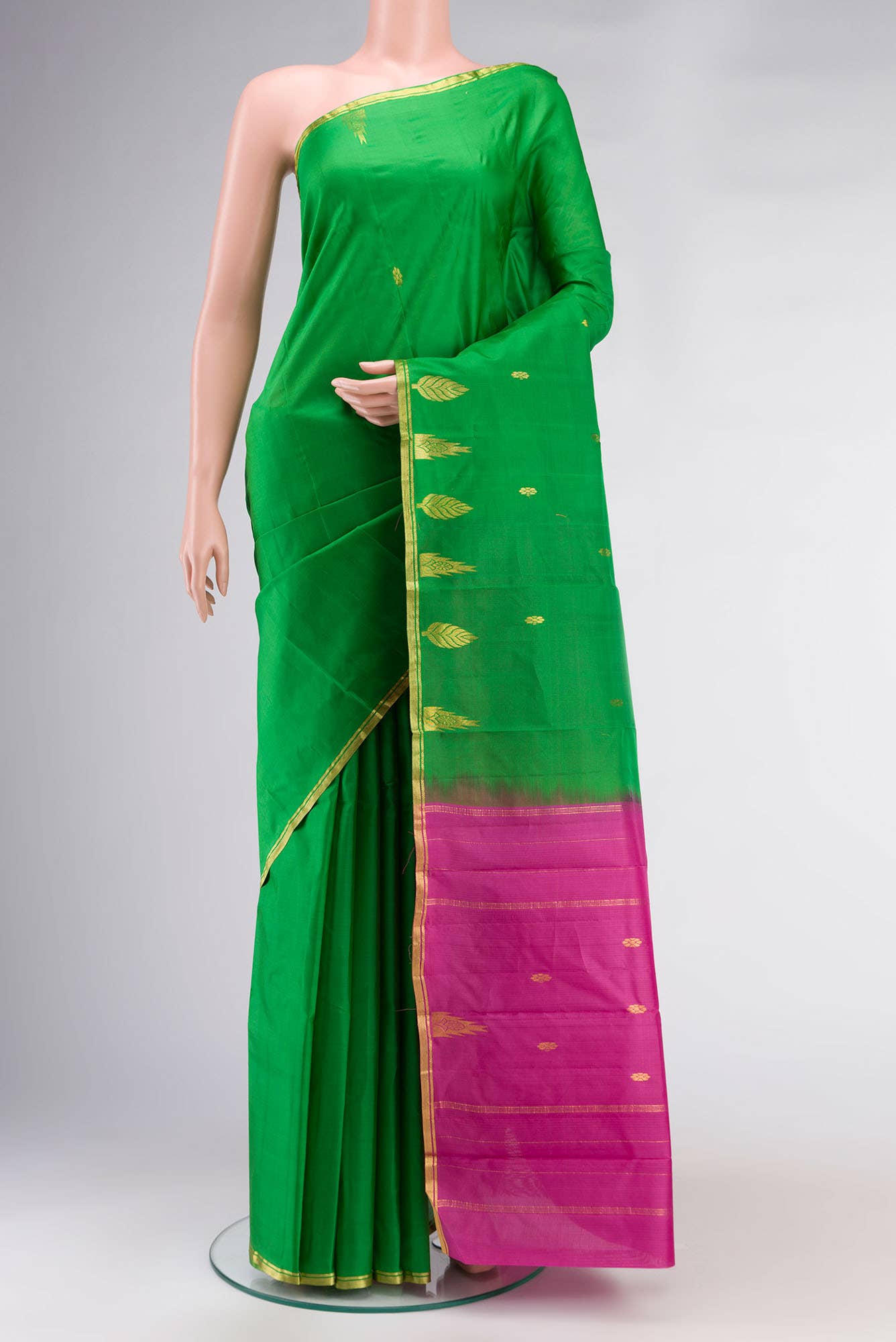 Green Kanchipuram Silk Saree