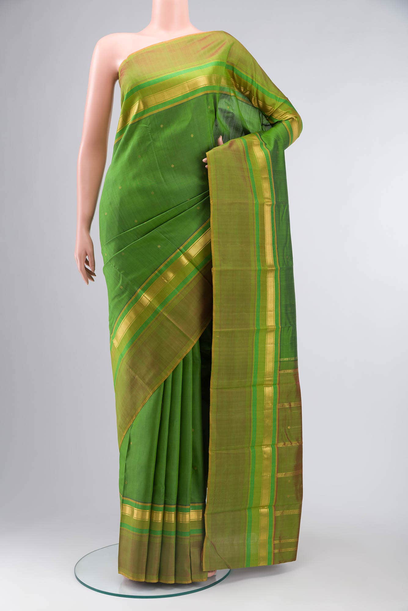 Green Kanchipuram Silk Saree
