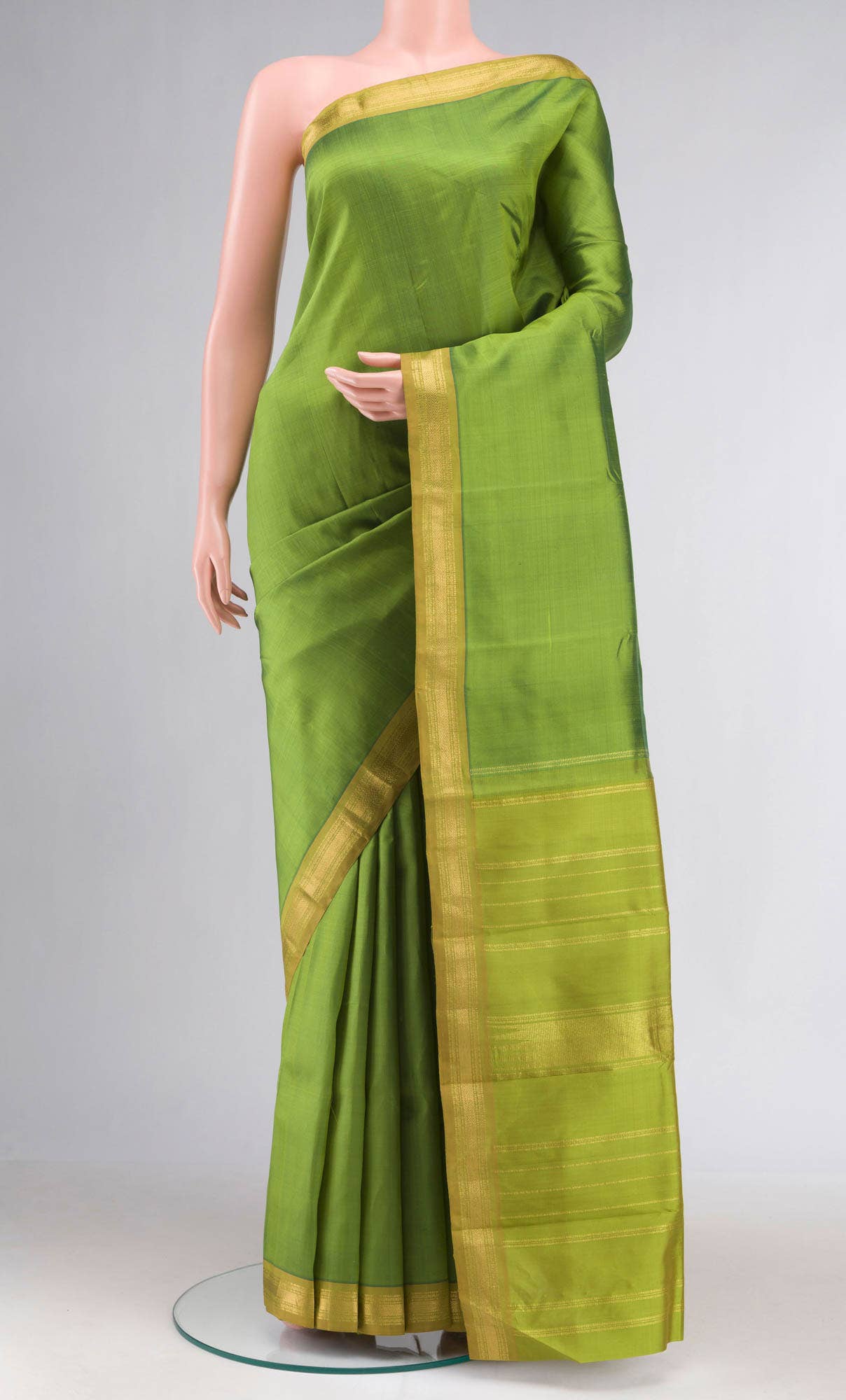 Green Kanchipuram Silk Saree