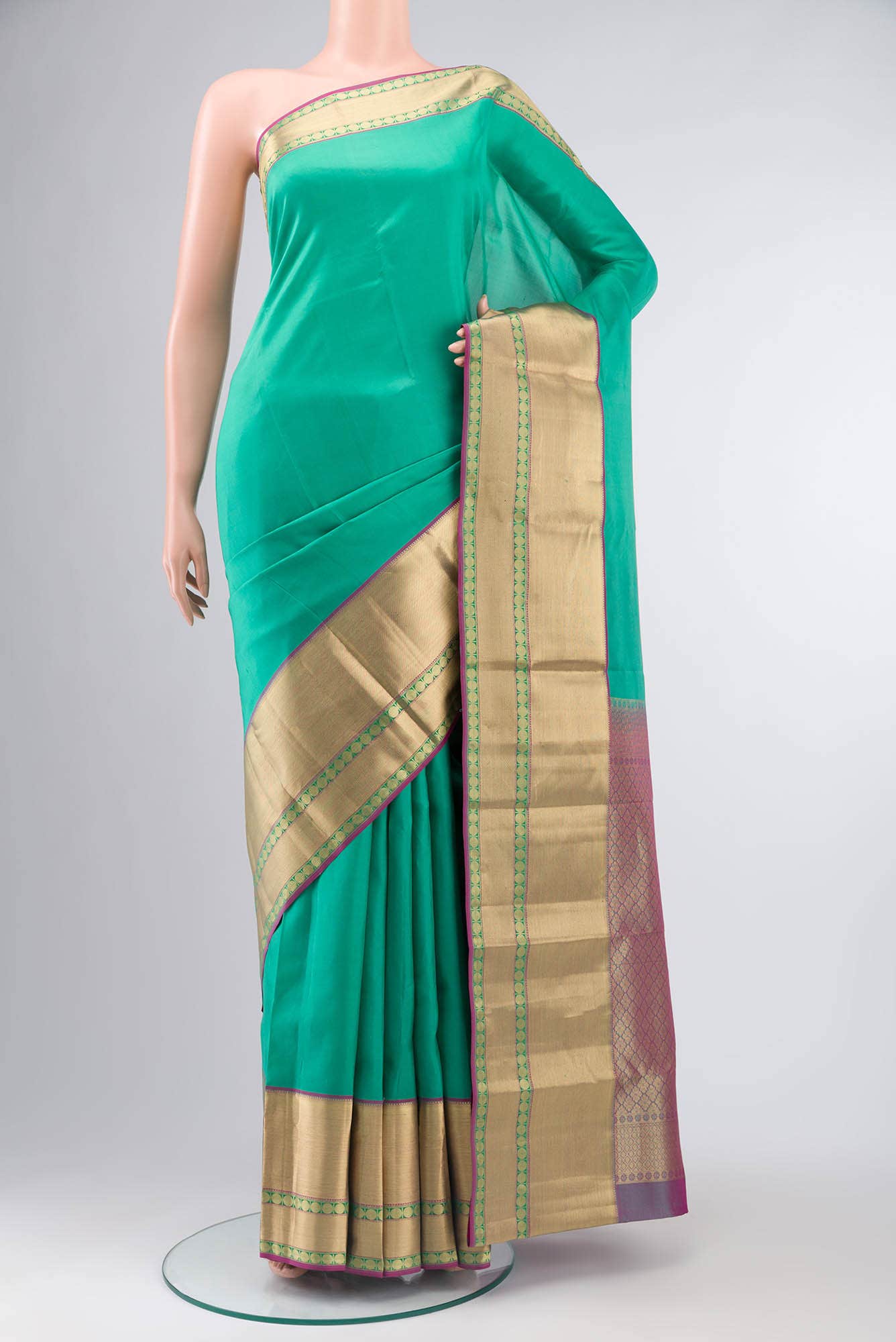 Green Kanchipuram Silk Saree
