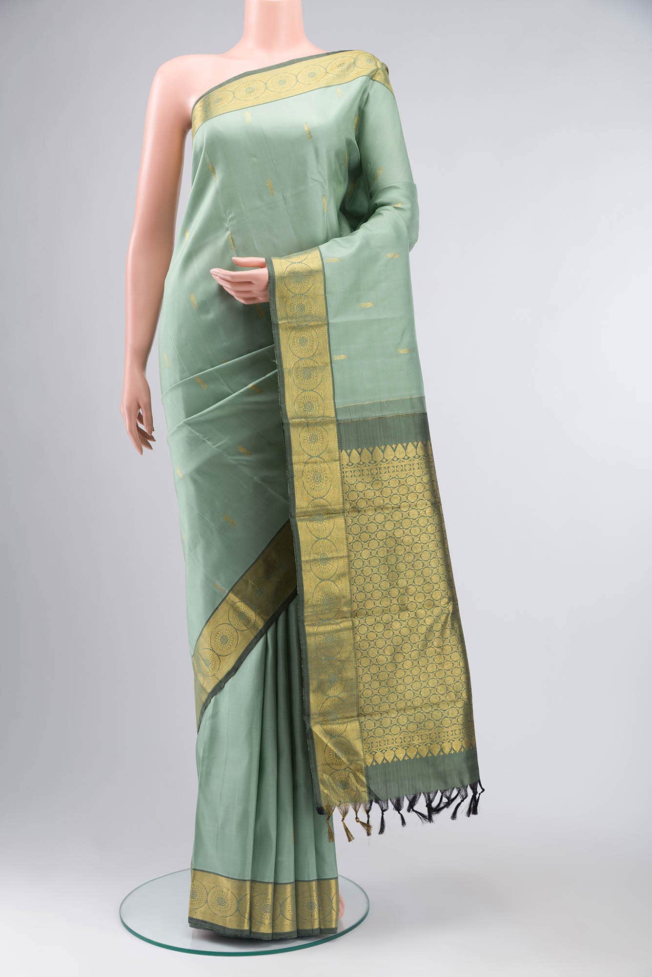 Green Kanchipuram Silk Saree