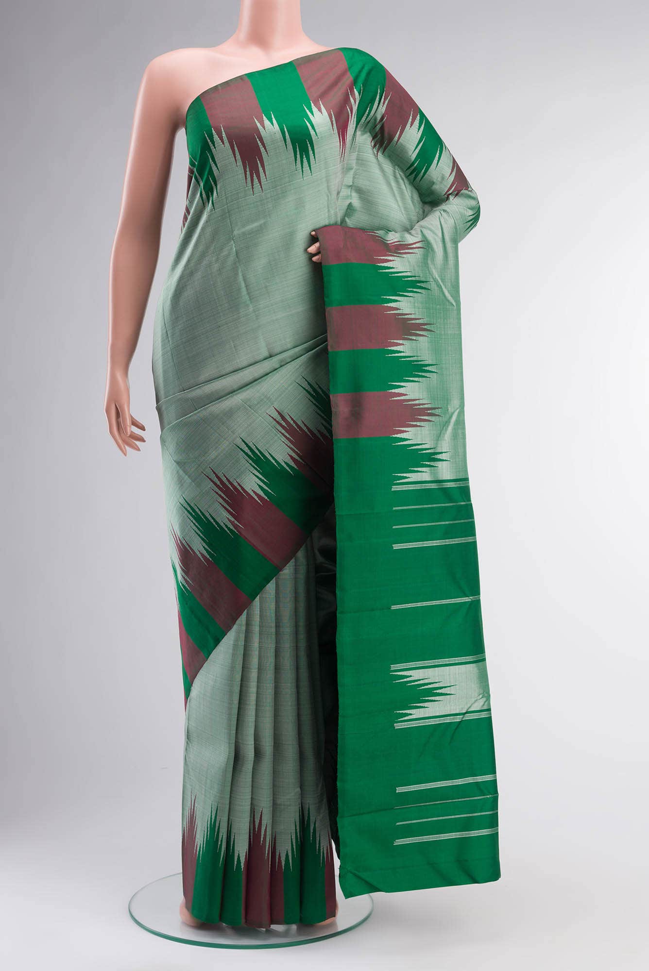 Green Kanchipuram Silk Saree