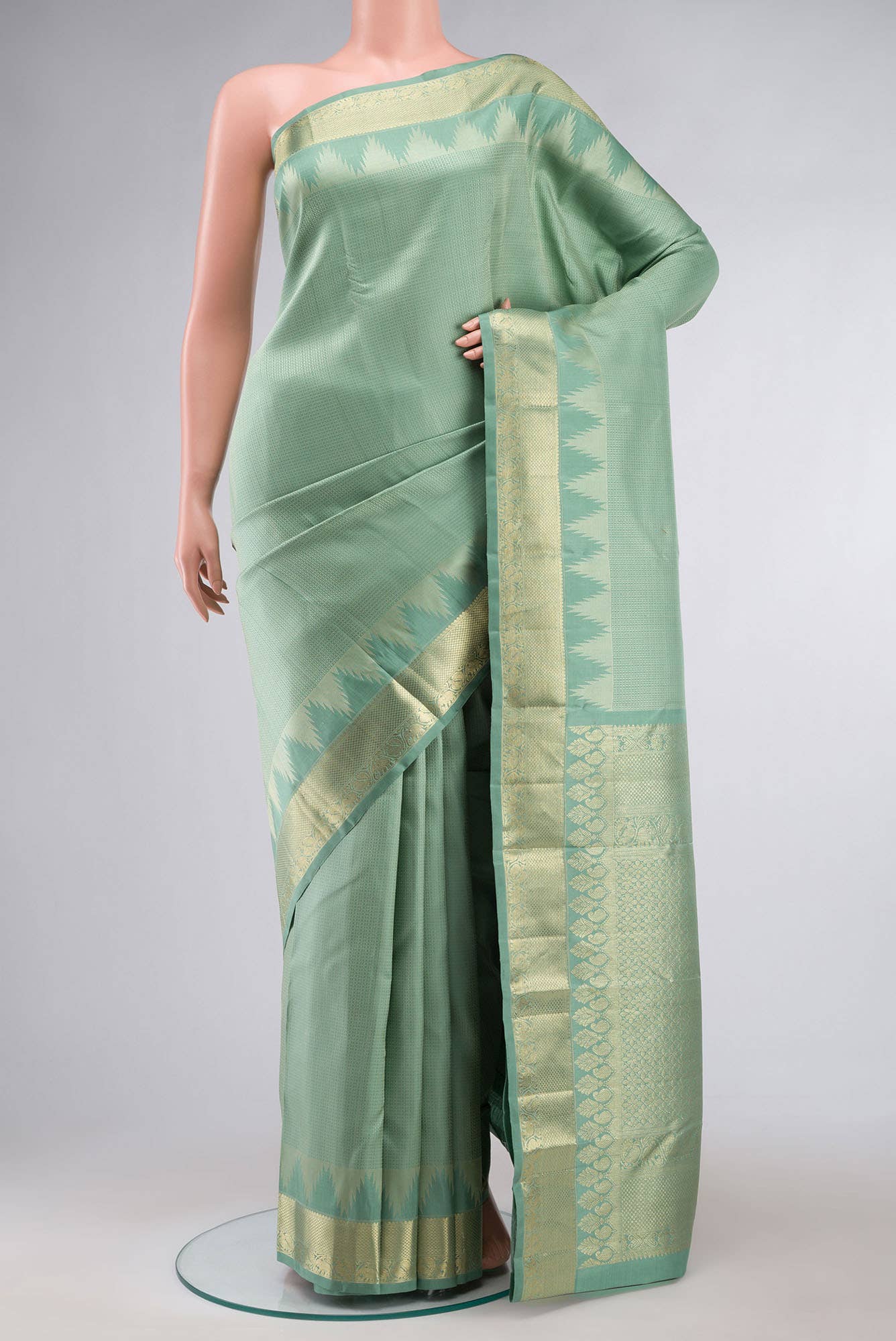 Green Kanchipuram Silk Saree