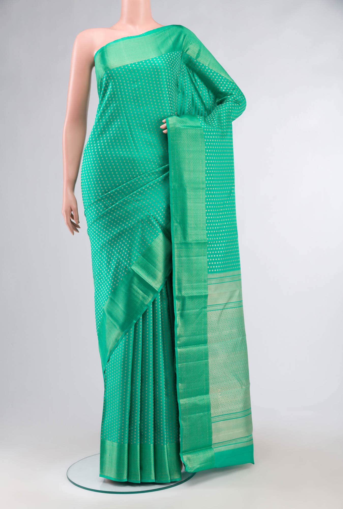 Green Kanchipuram Silk Saree