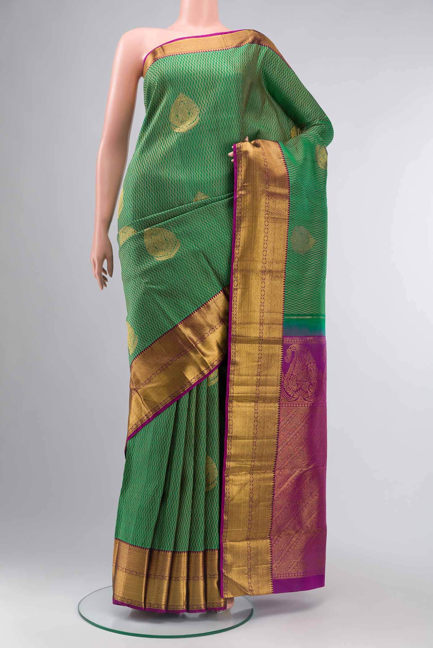 Green Kanchipuram Silk Saree