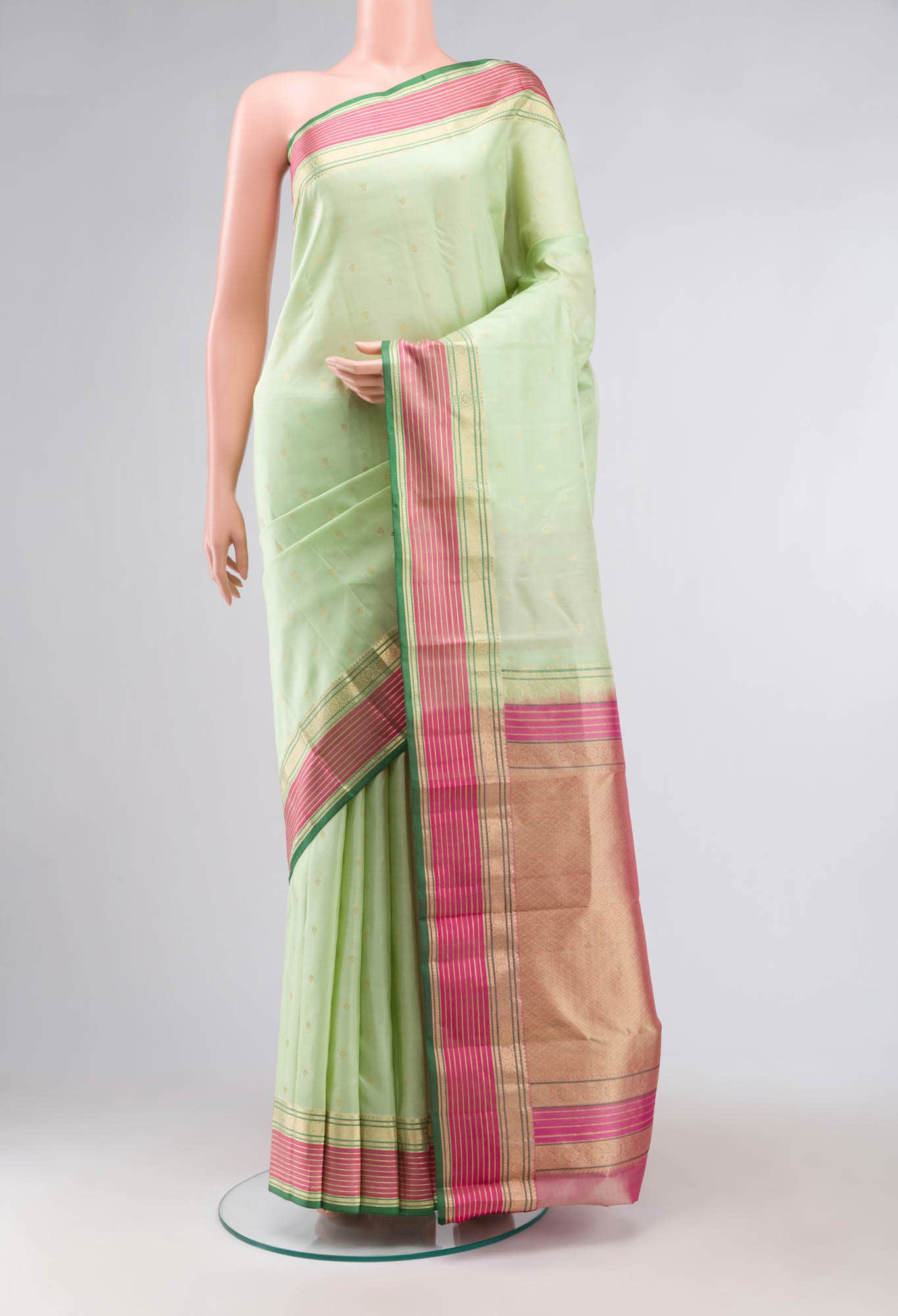 Green Kanchipuram Silk Saree