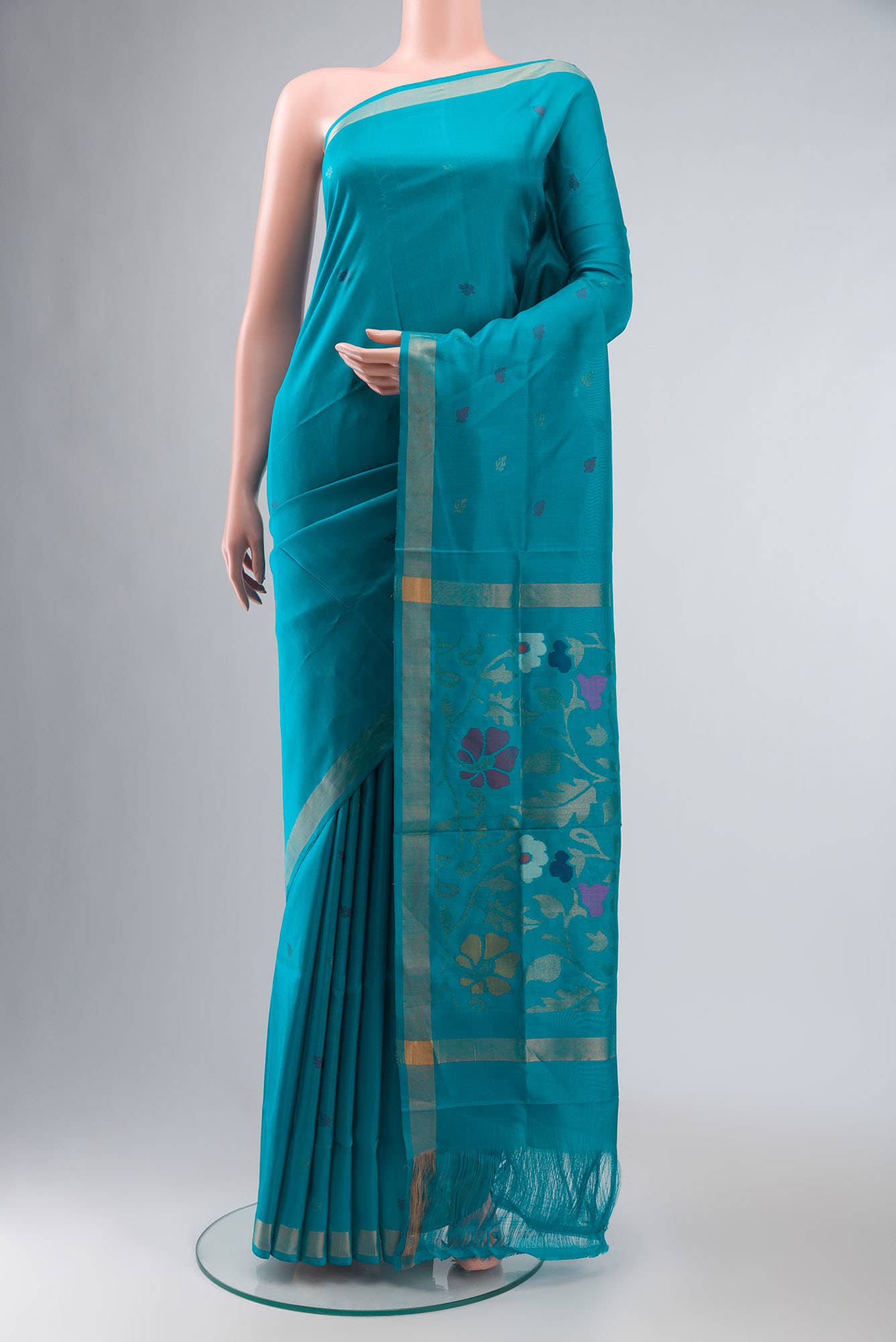 Blue Uppada Silk Saree