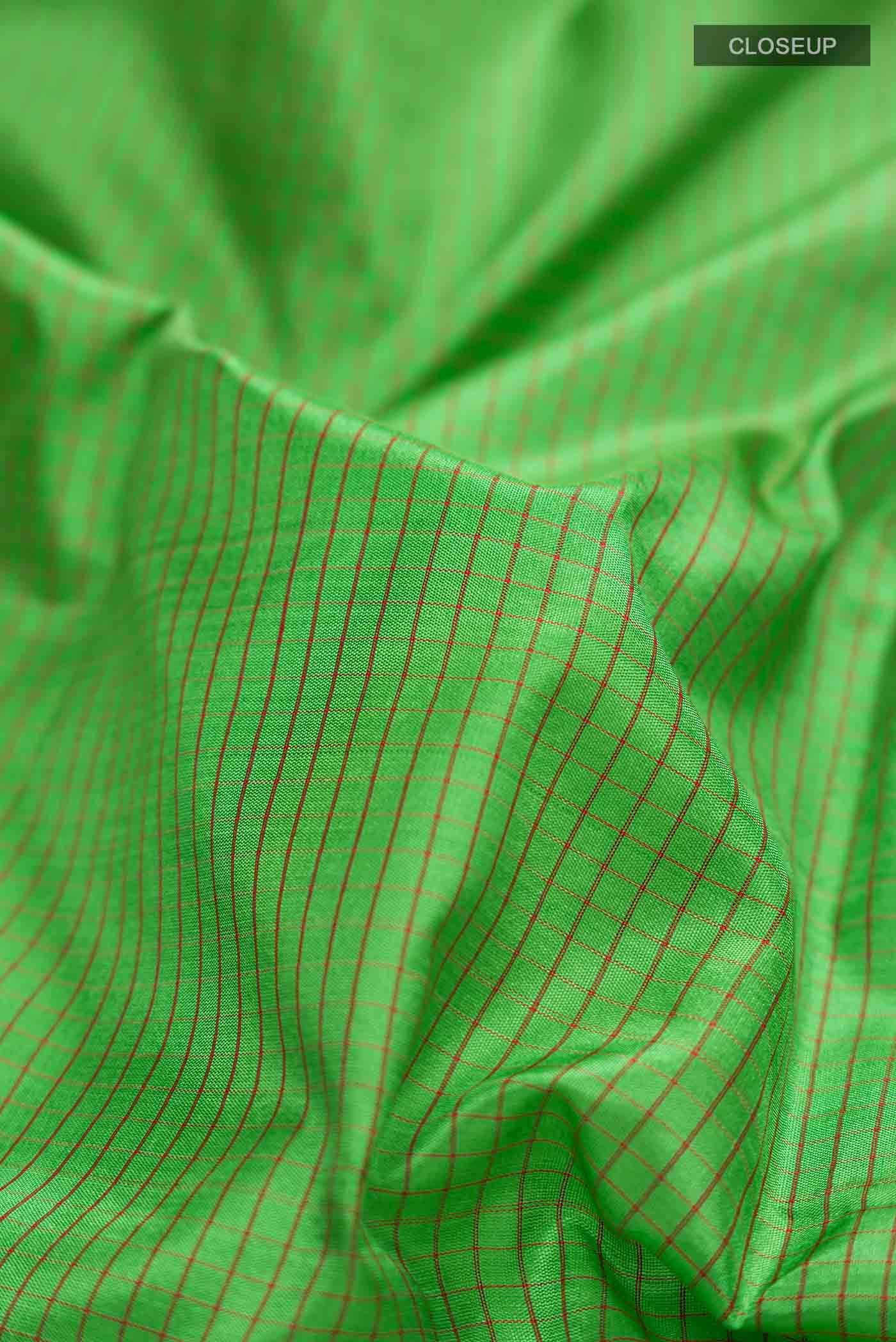 Green Narayanpet Silk Saree