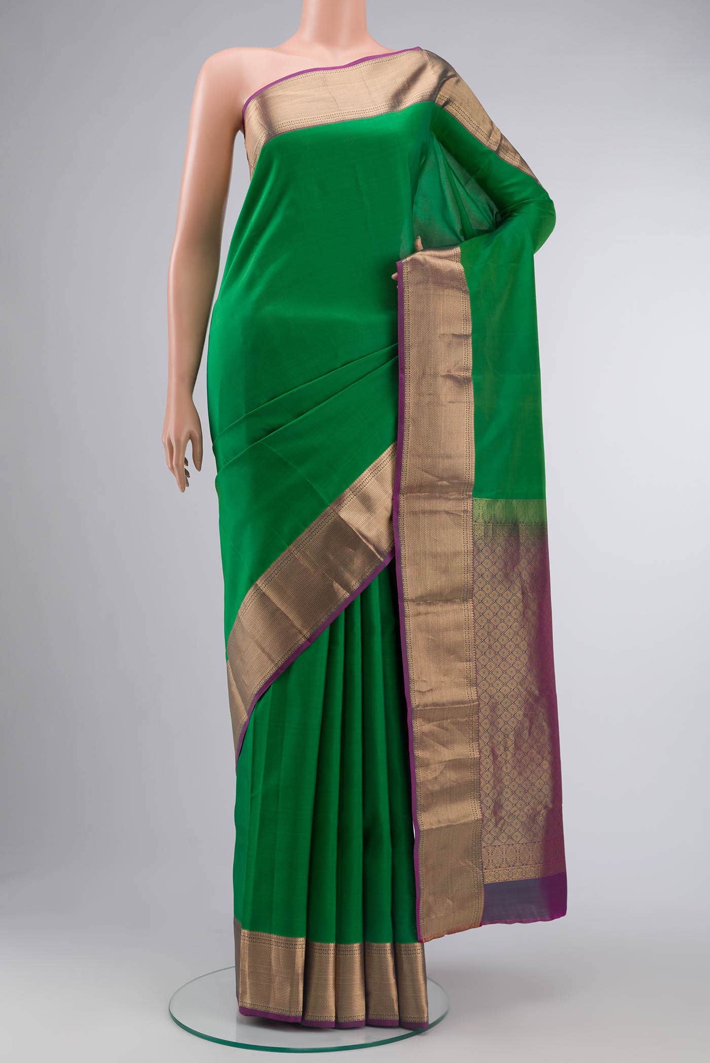 Green Kanchipuram Silk Saree