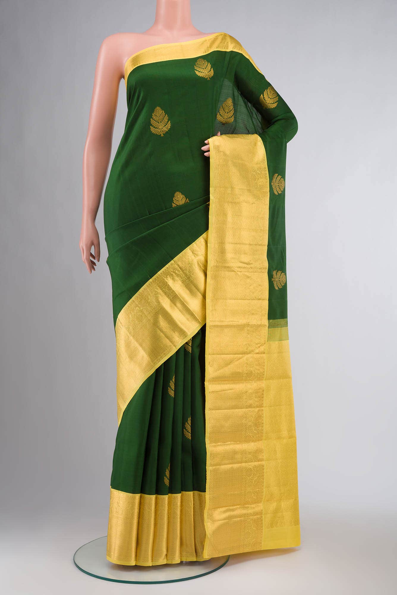 Green Kanchipuram Silk Saree