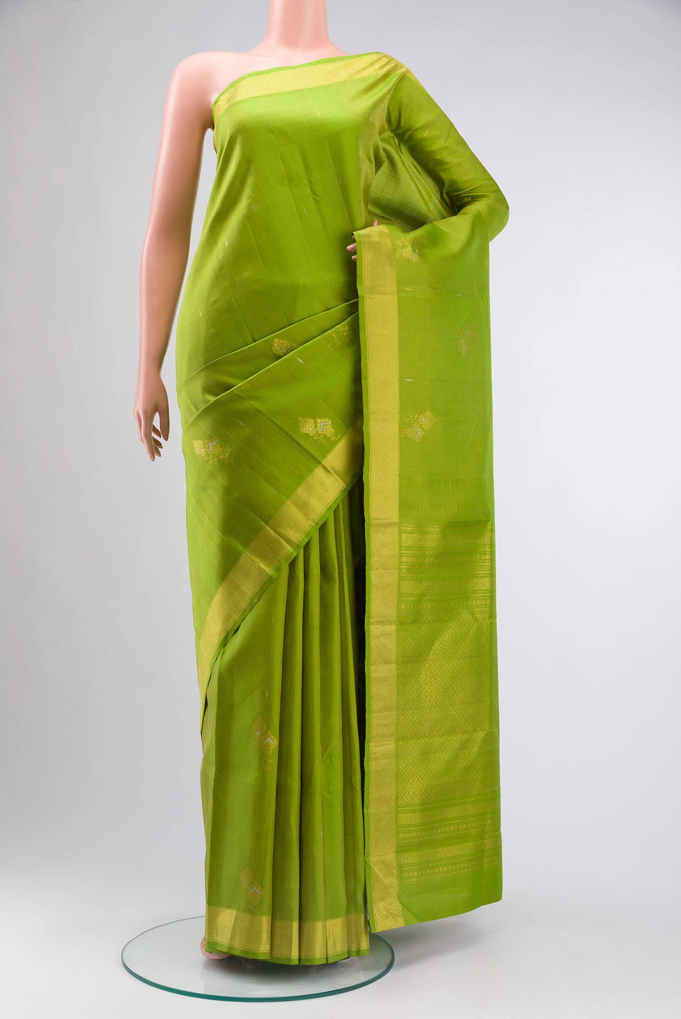 Green Kanchipuram Silk Saree
