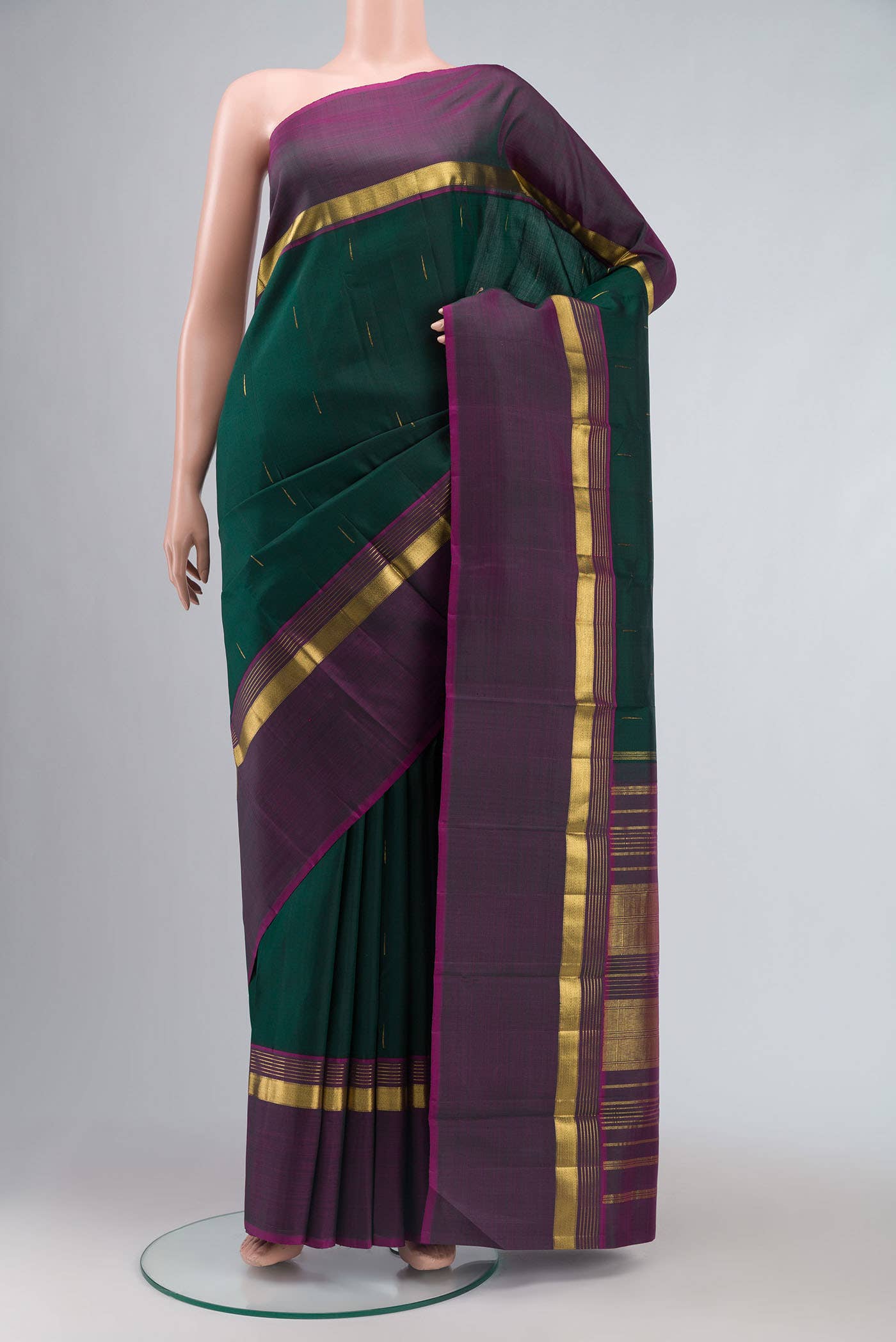 Green Kanchipuram Silk Saree