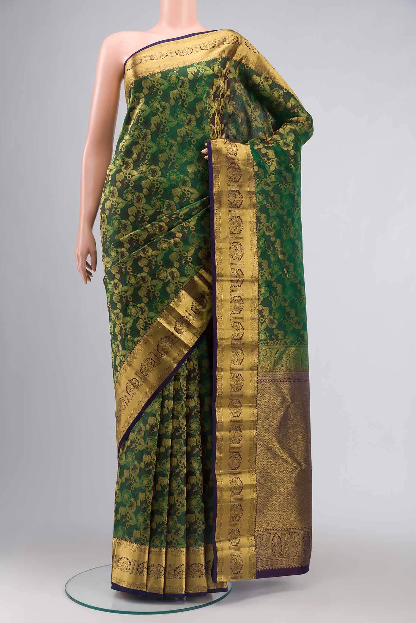 Green Kanchipuram Silk Saree