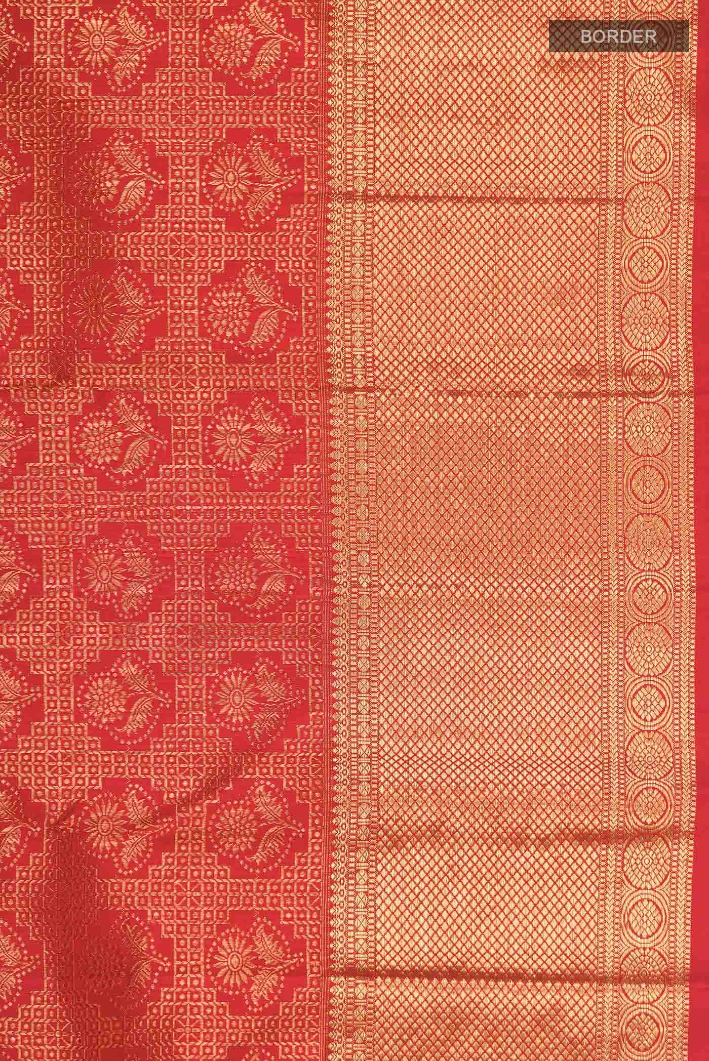 Red Kanchipuram Silk Saree