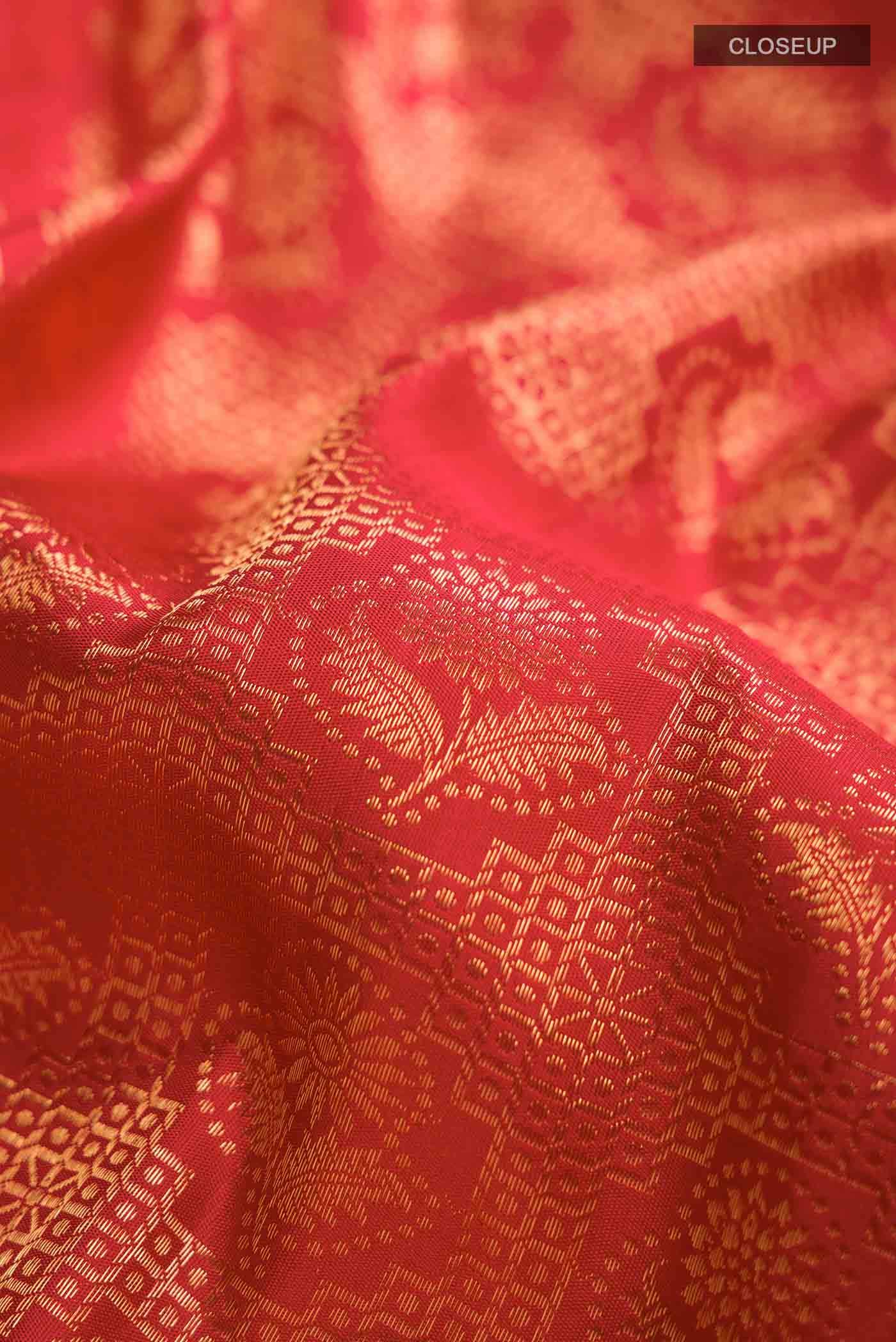 Red Kanchipuram Silk Saree