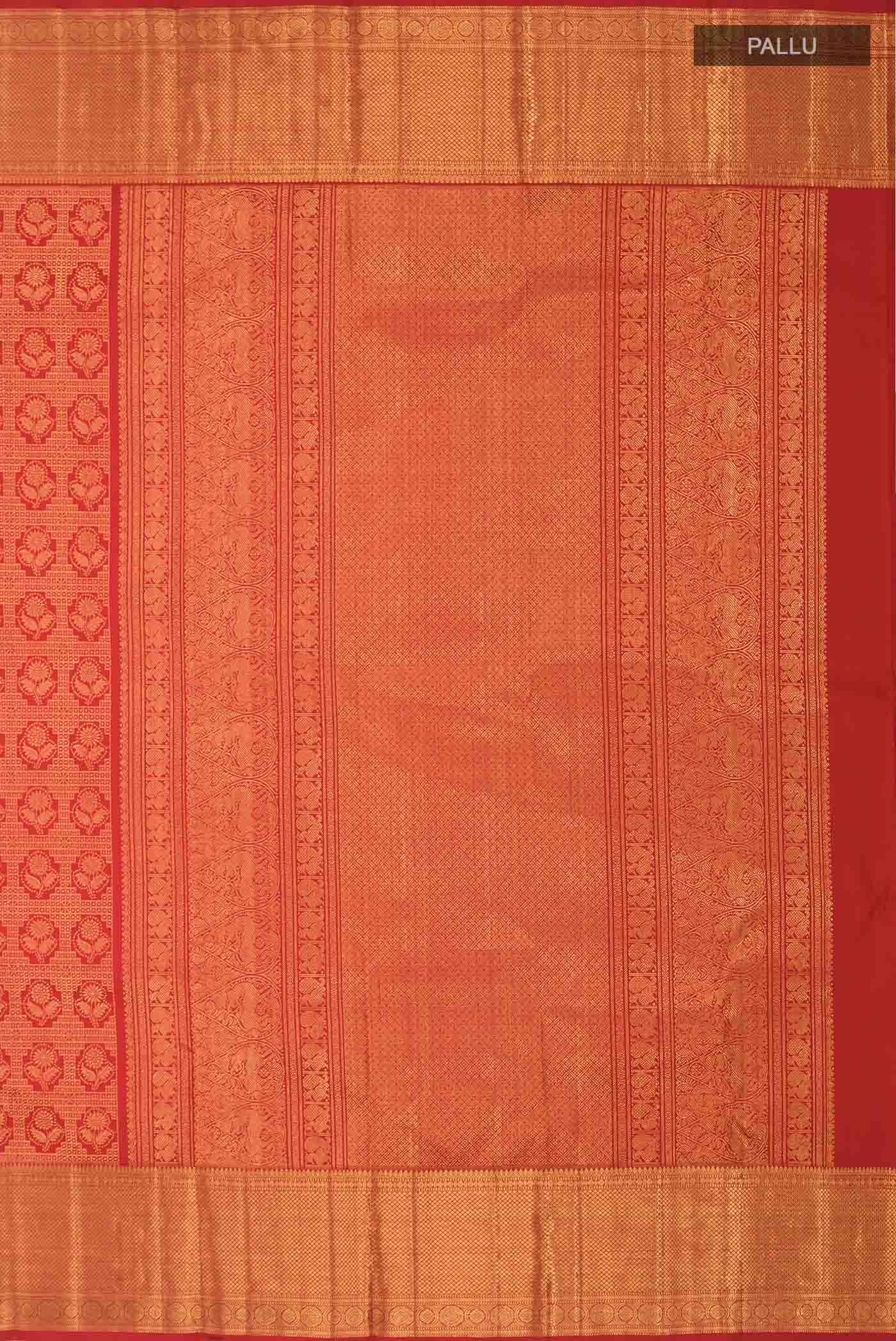 Red Kanchipuram Silk Saree