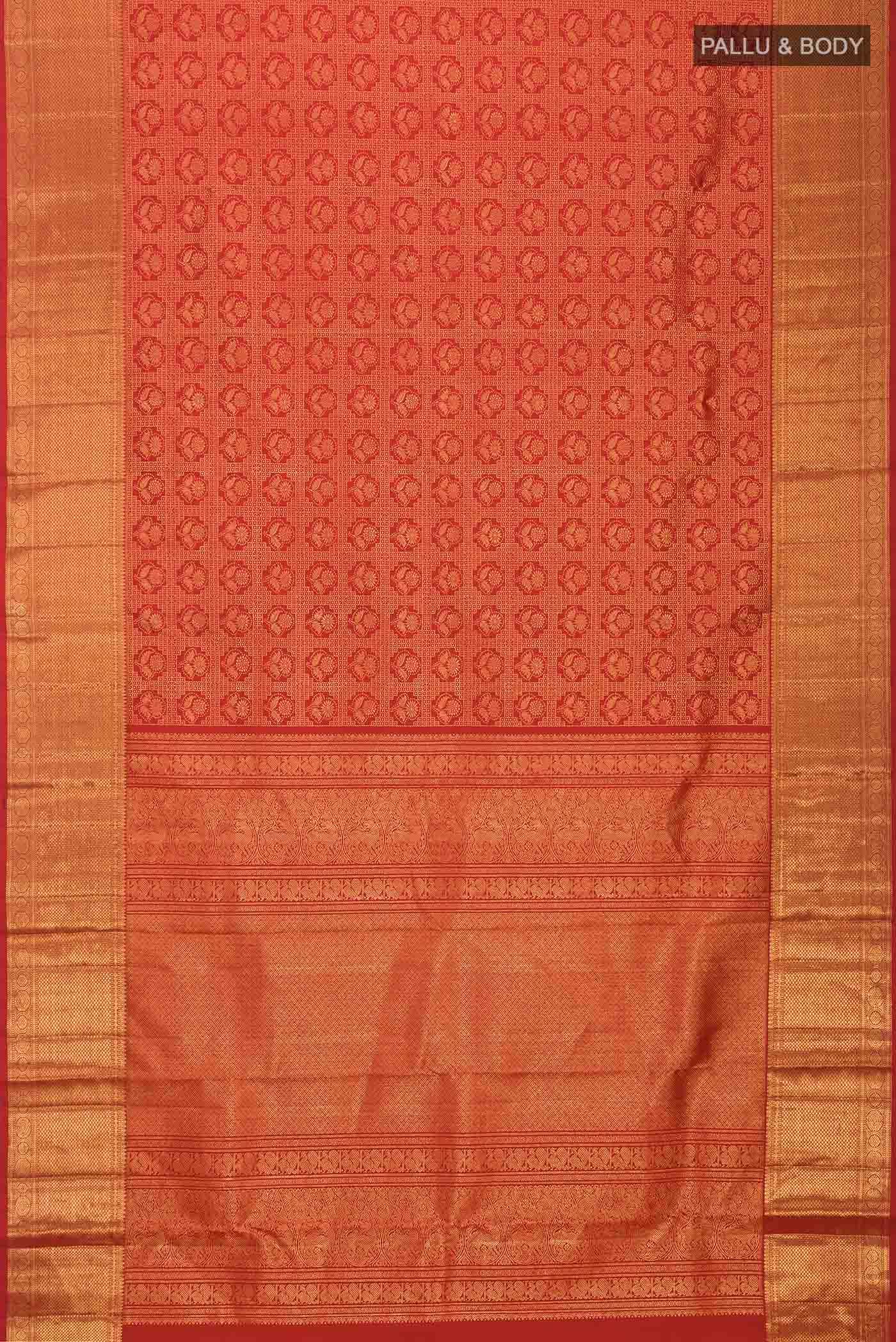 Red Kanchipuram Silk Saree
