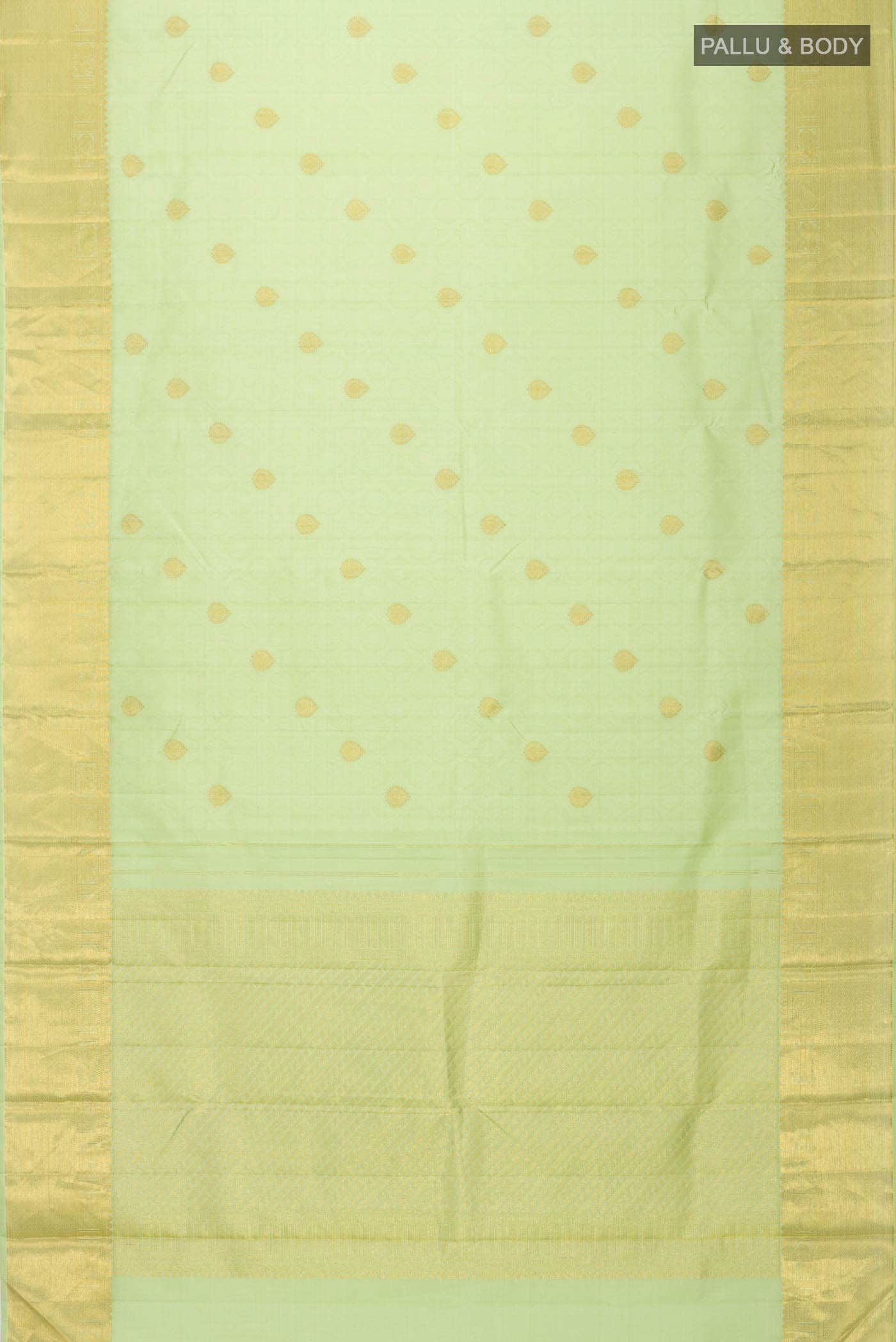 Light Green Kanchipuram Silk Saree
