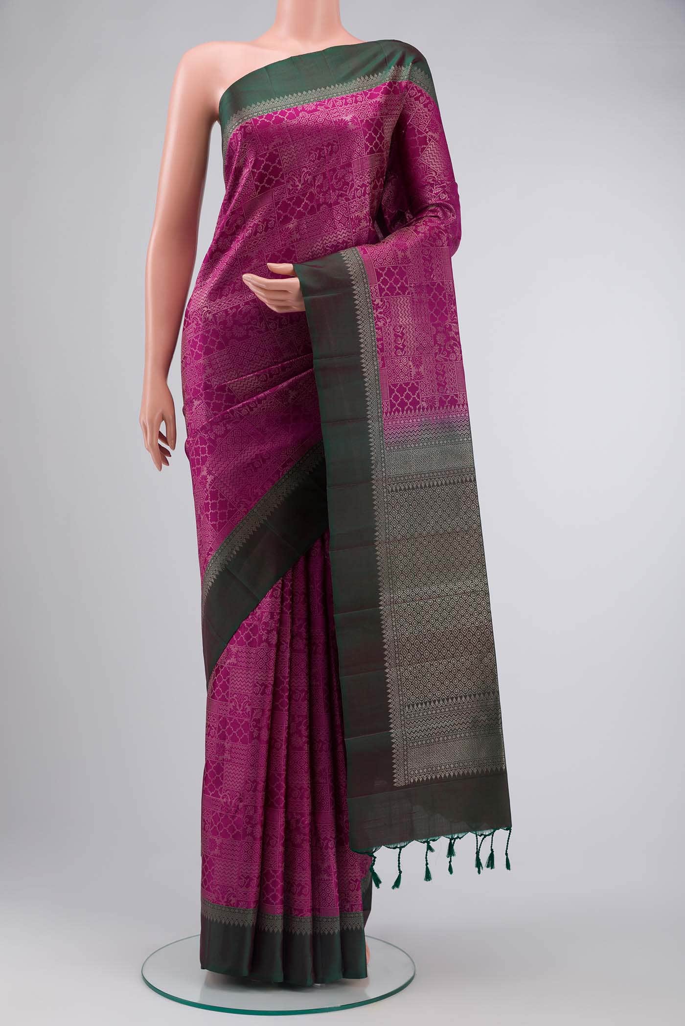 Purple Soft Silk Saree