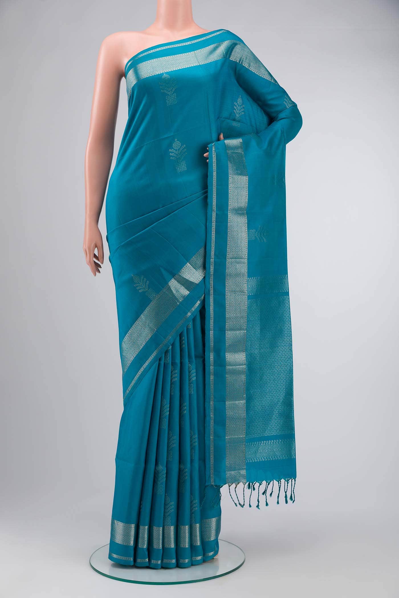 Blue Soft Silk Saree