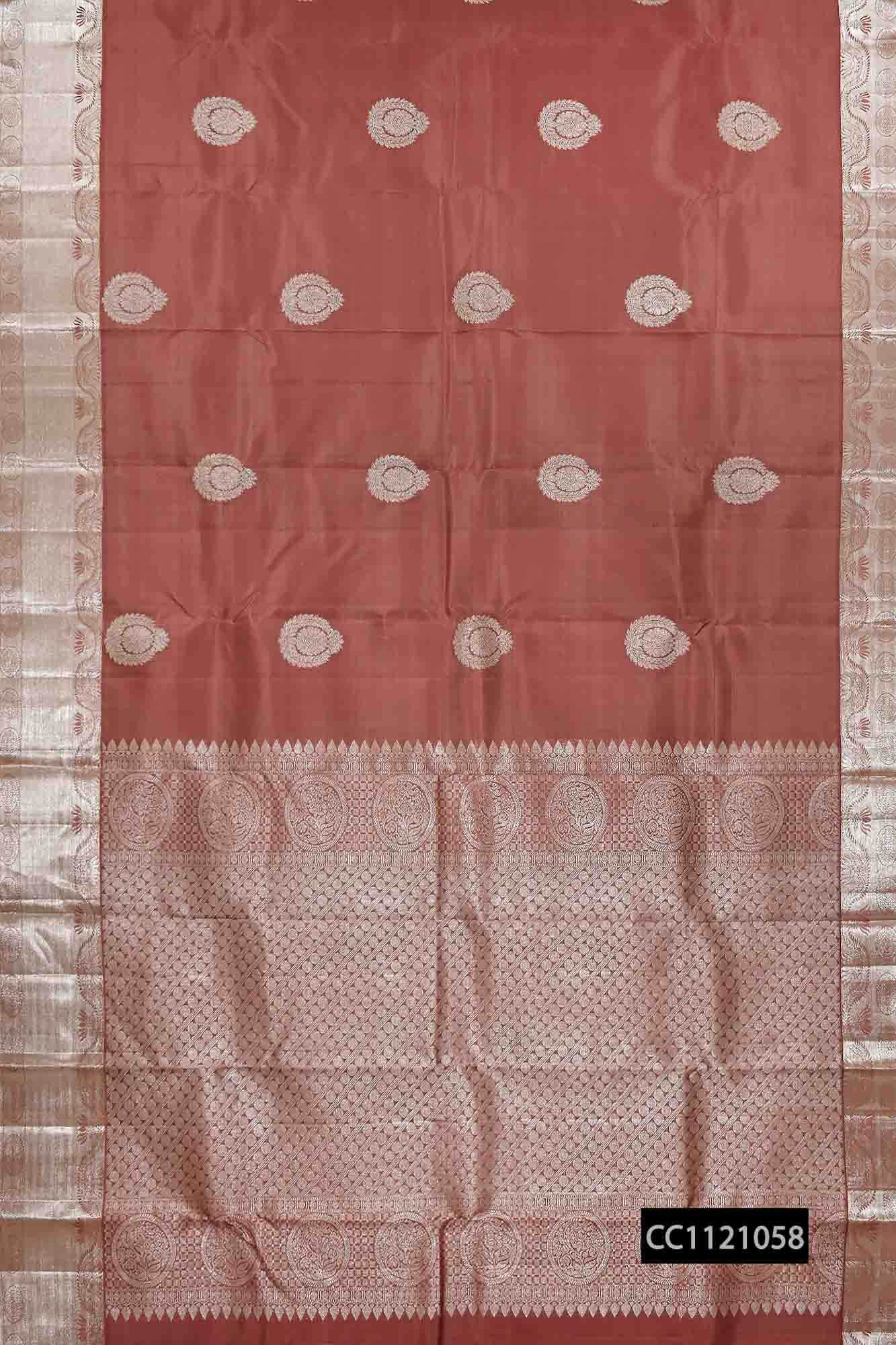 Brown Kanchipuram Saree