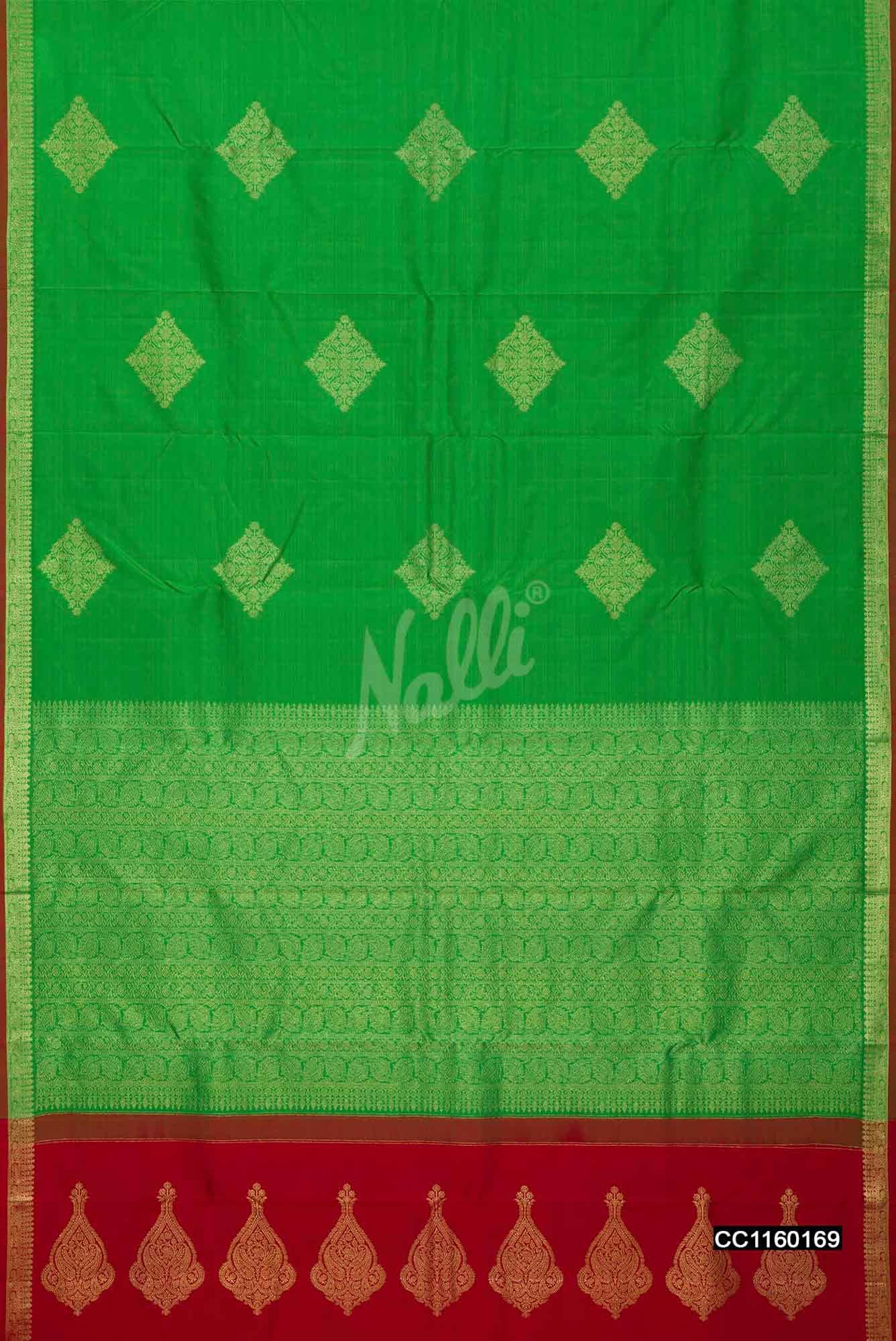 Green Kanchipuram Silk Saree