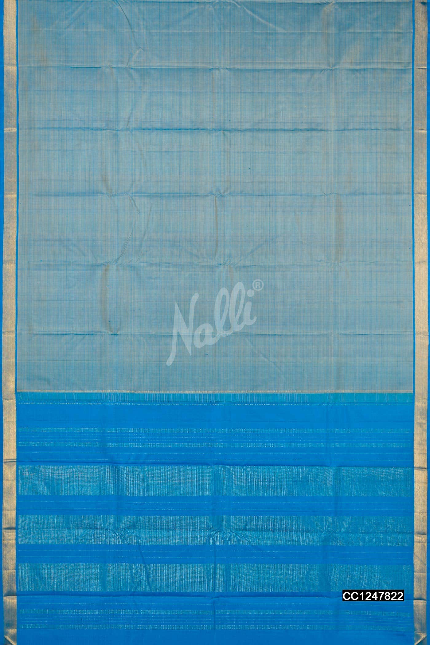 Blue Kanchipuram Silk Saree