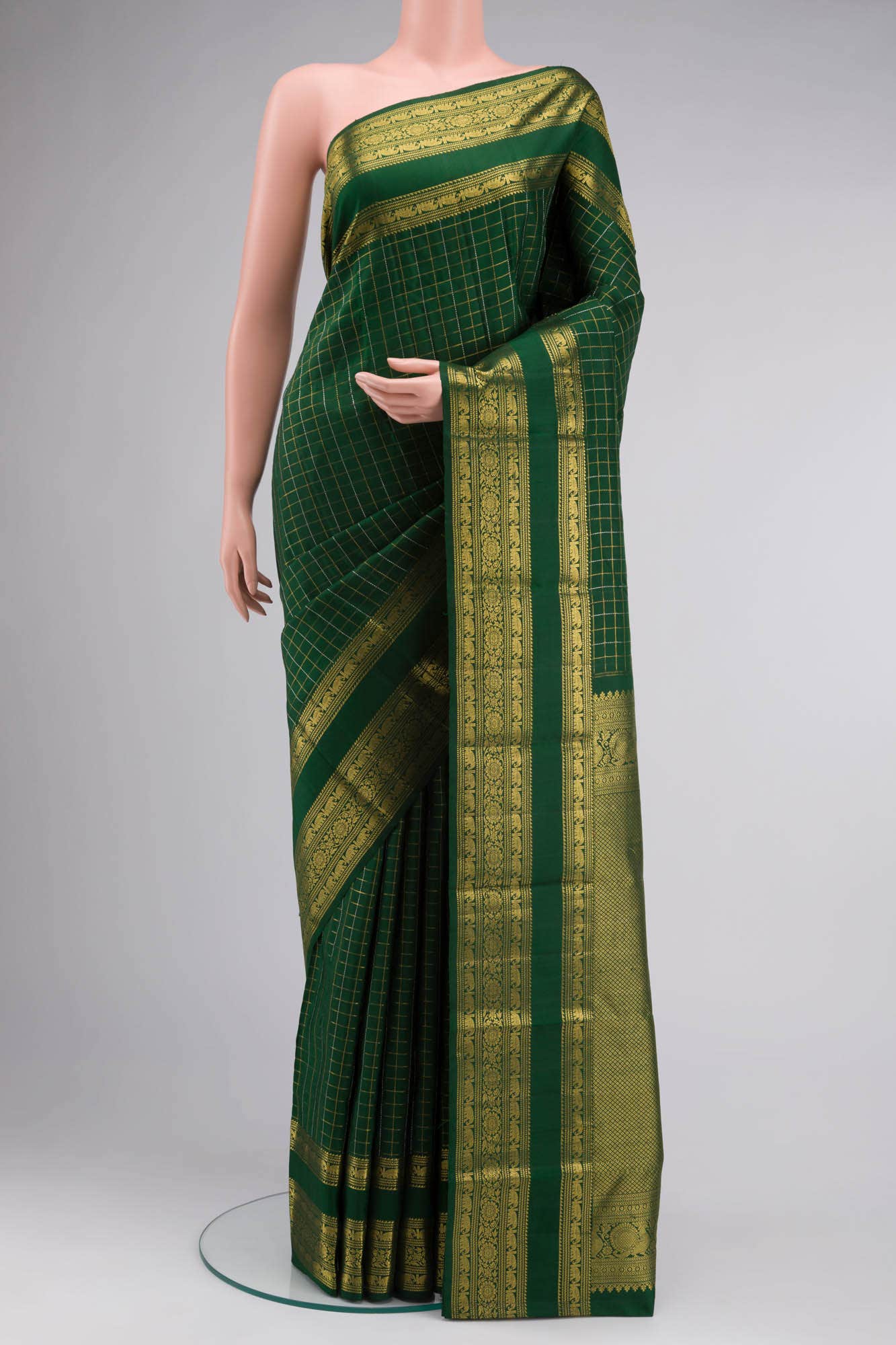 Green Kanchipuram Silk Saree