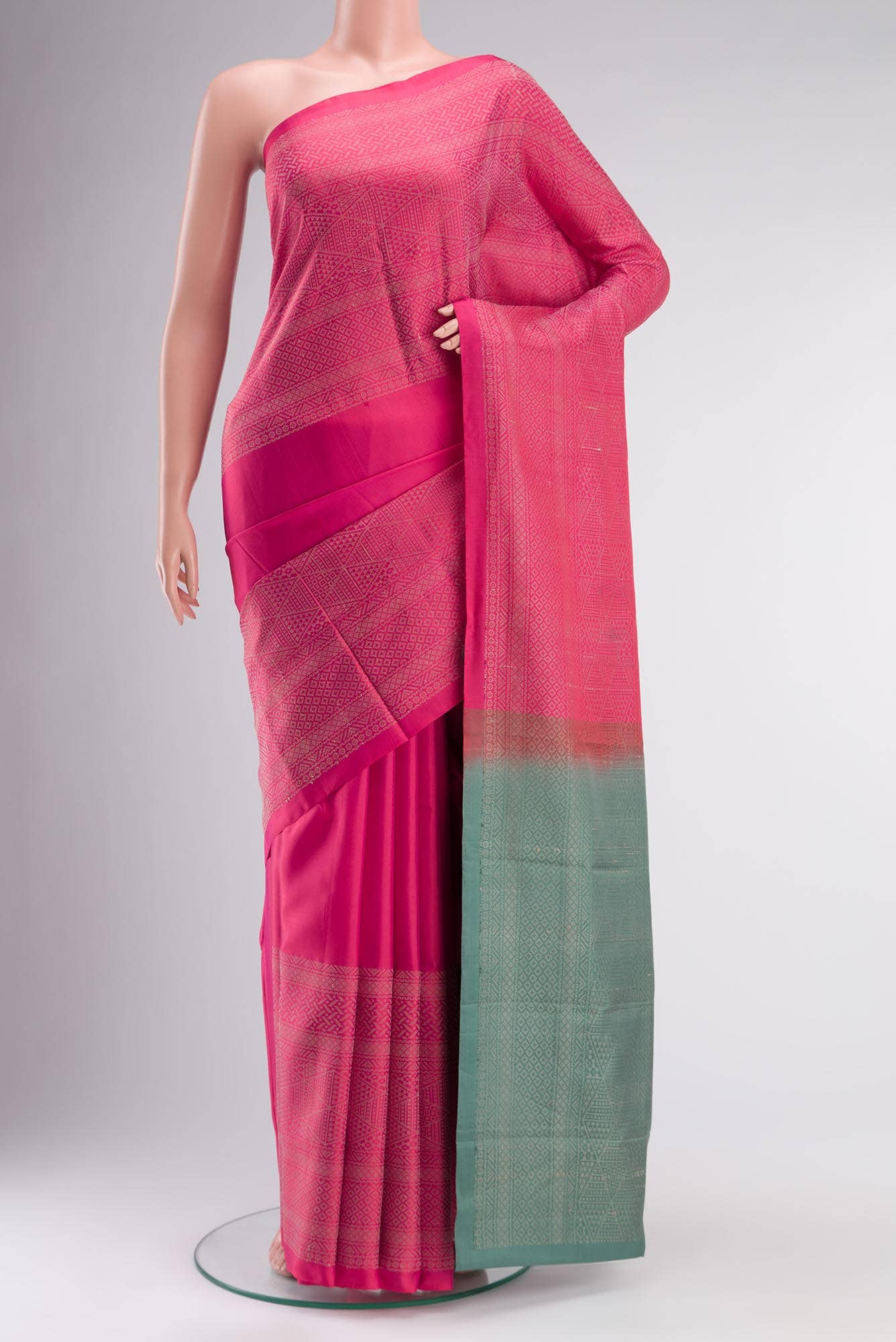 Pink Soft Silk Saree