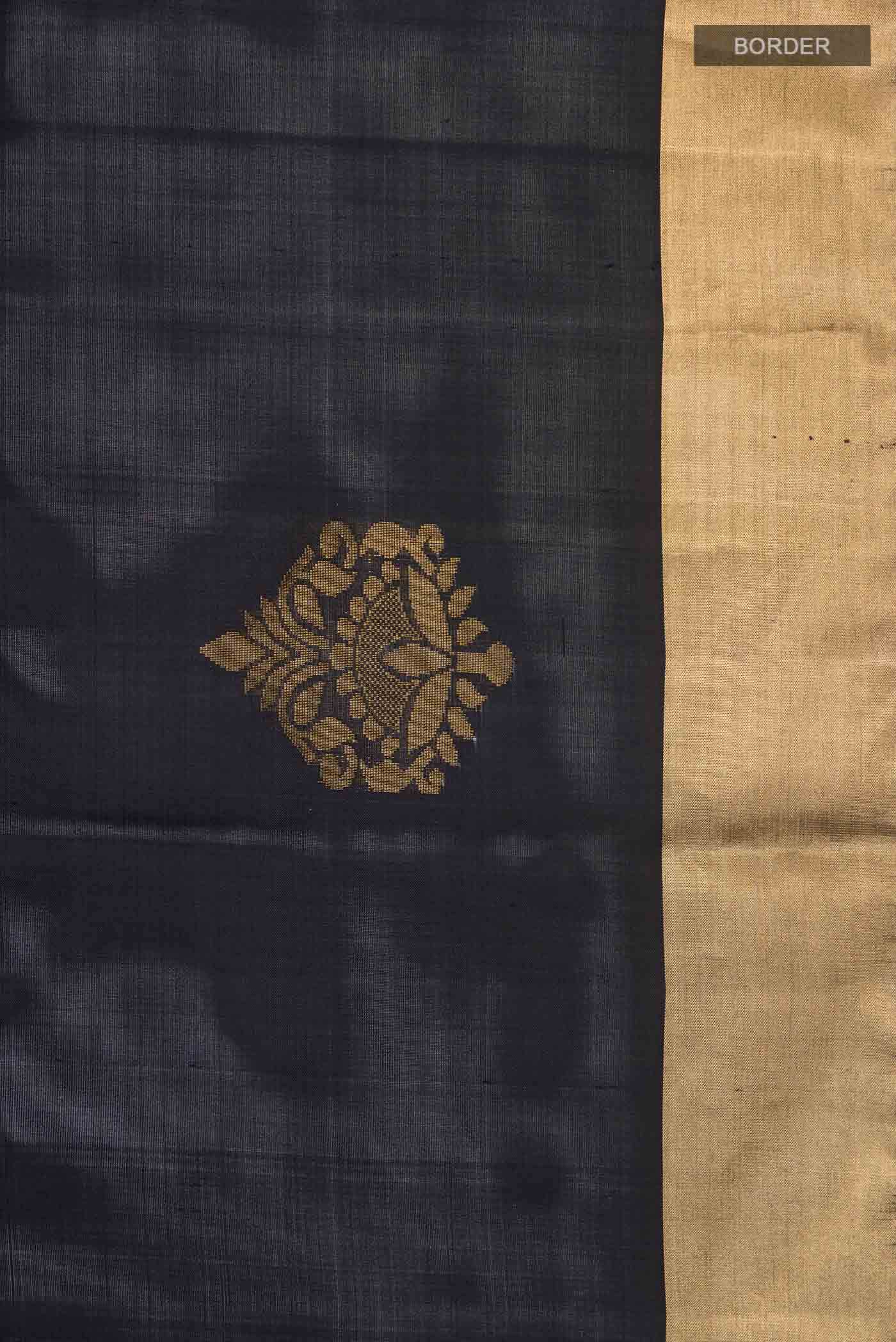 Navy Blue Soft Silk Saree
