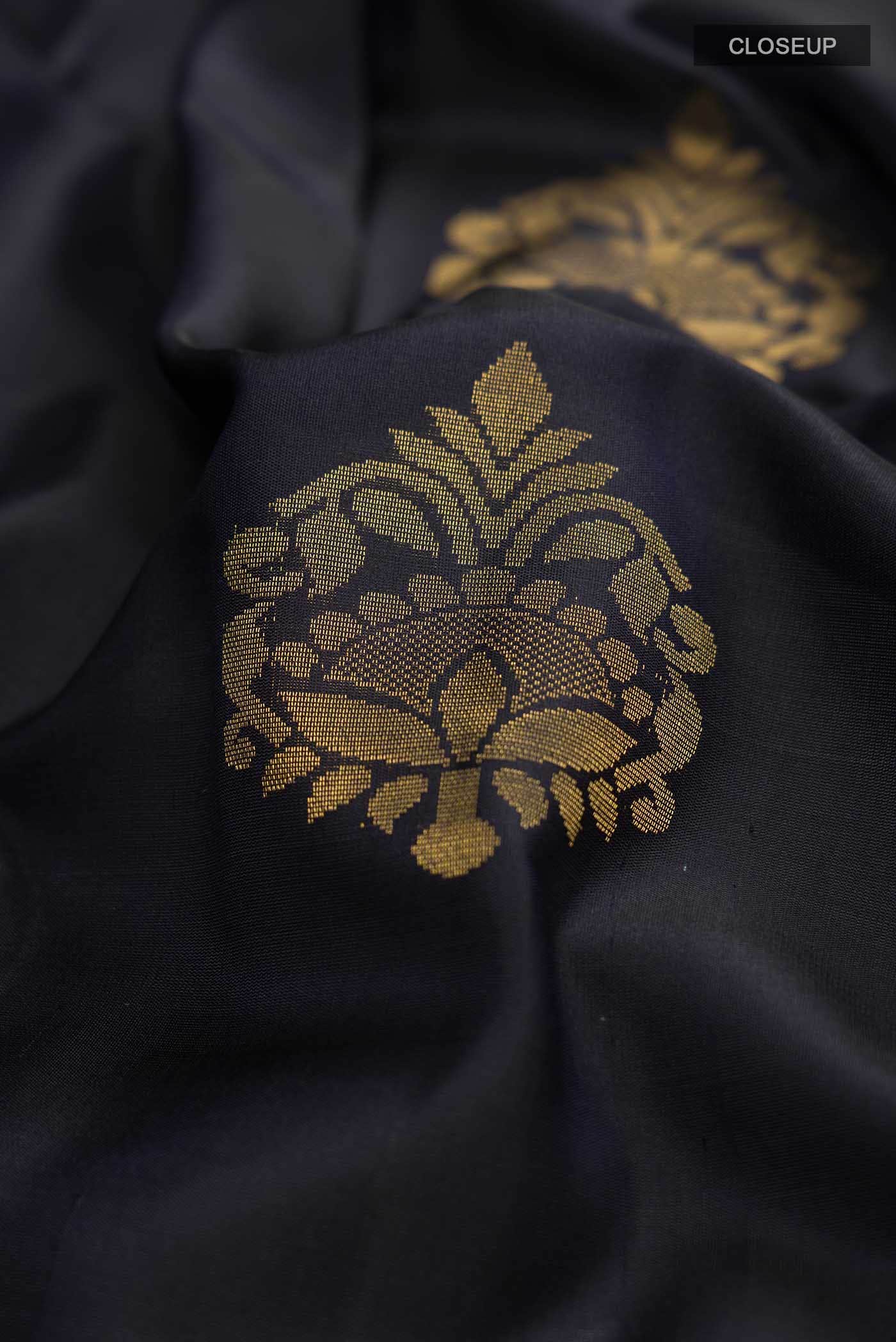 Navy Blue Soft Silk Saree