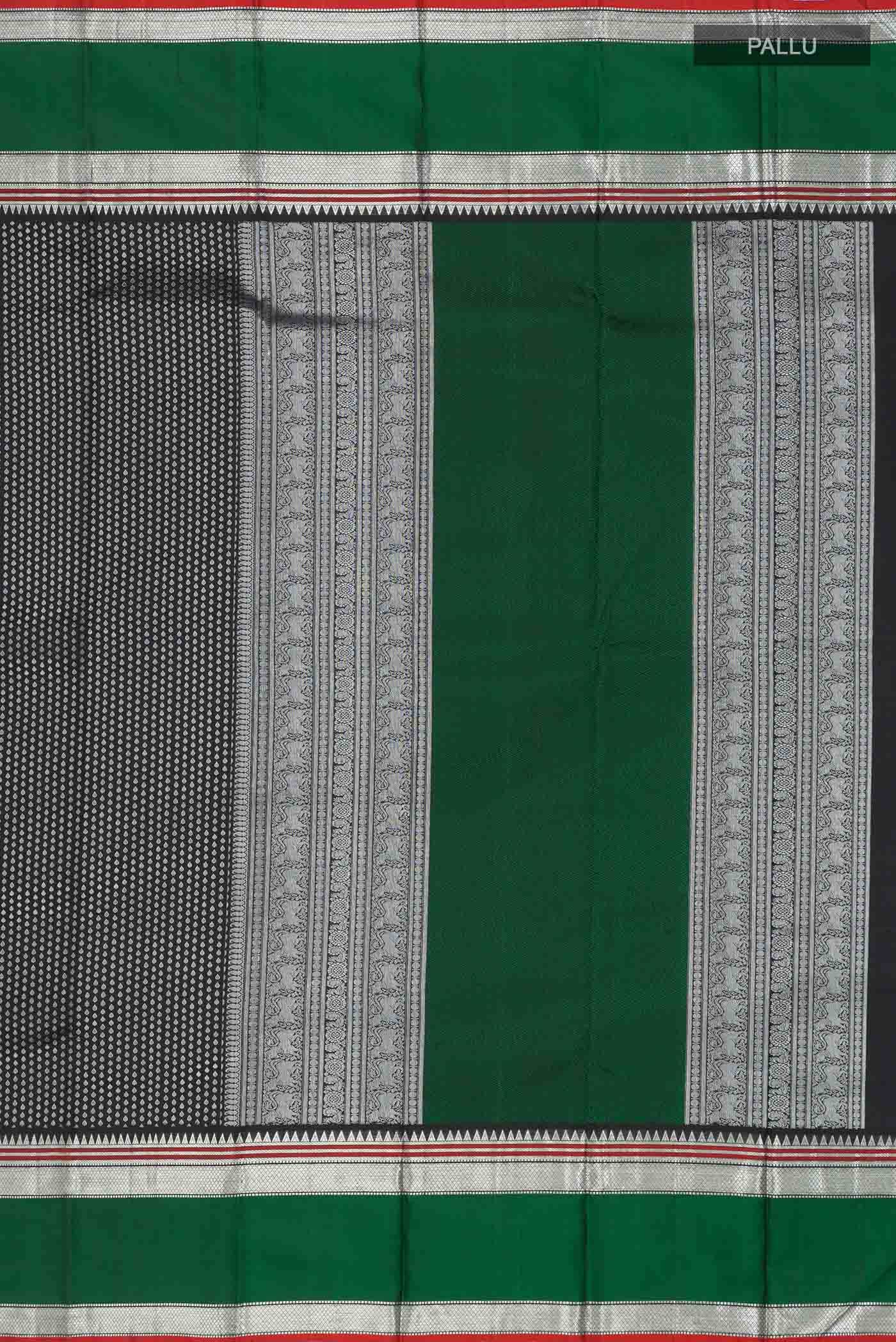 Black Kanchipuram Silk Saree