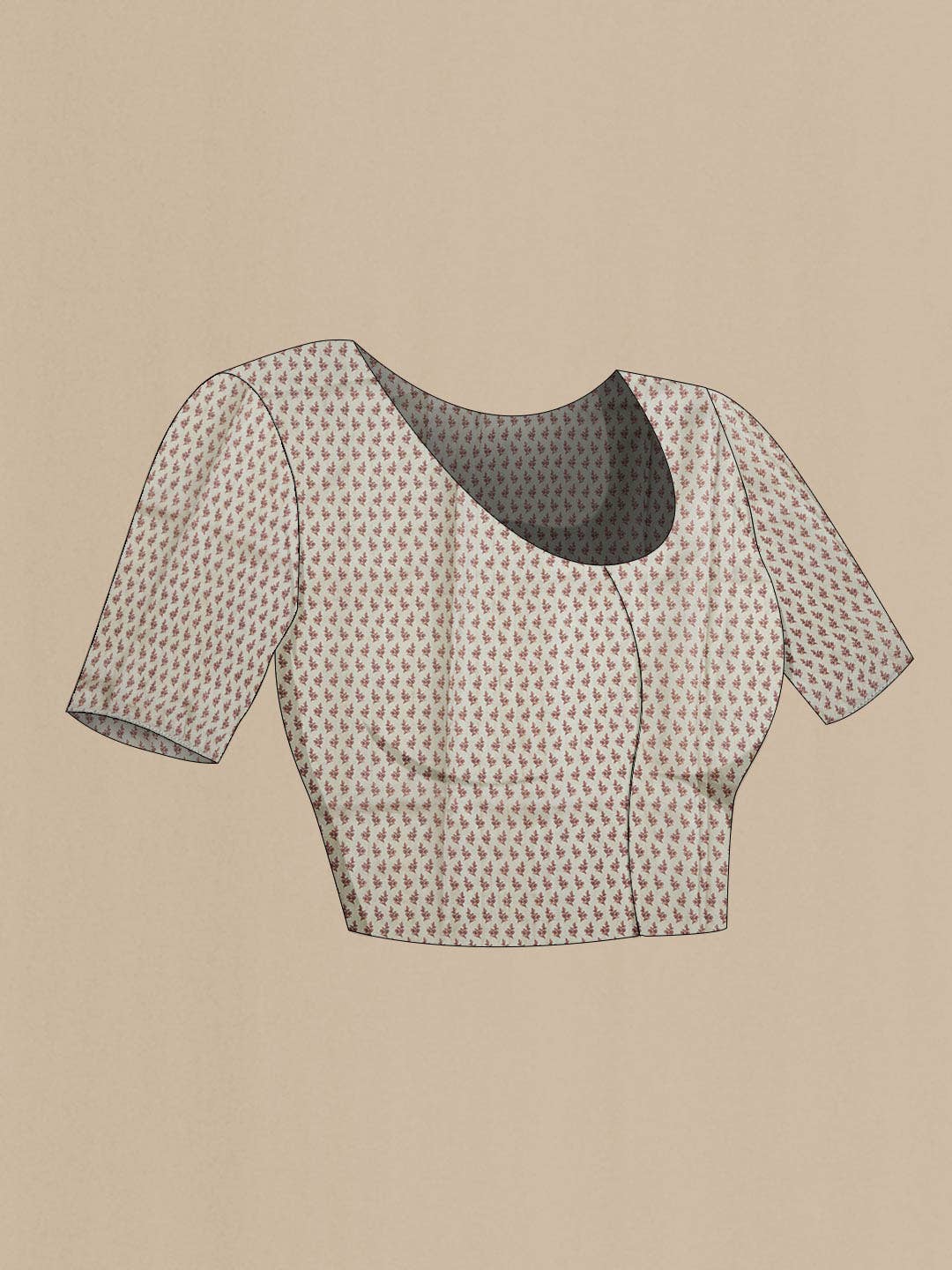 Blue Grey Bhagalpuri Tussar Silk Saree