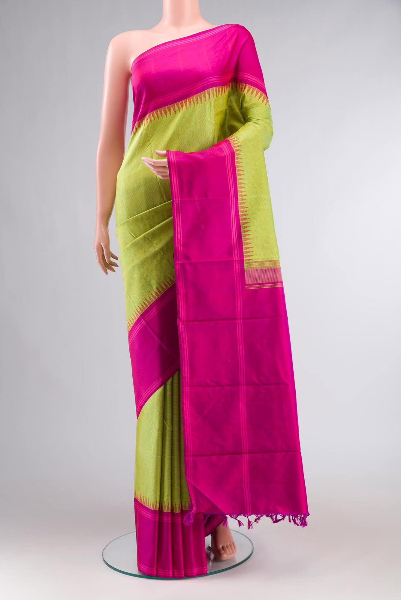 Green Kanchipuram Silk Saree