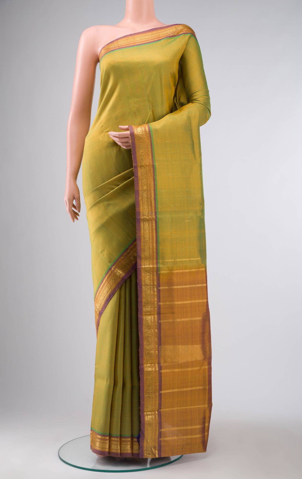 Green Kanchipuram Silk Saree