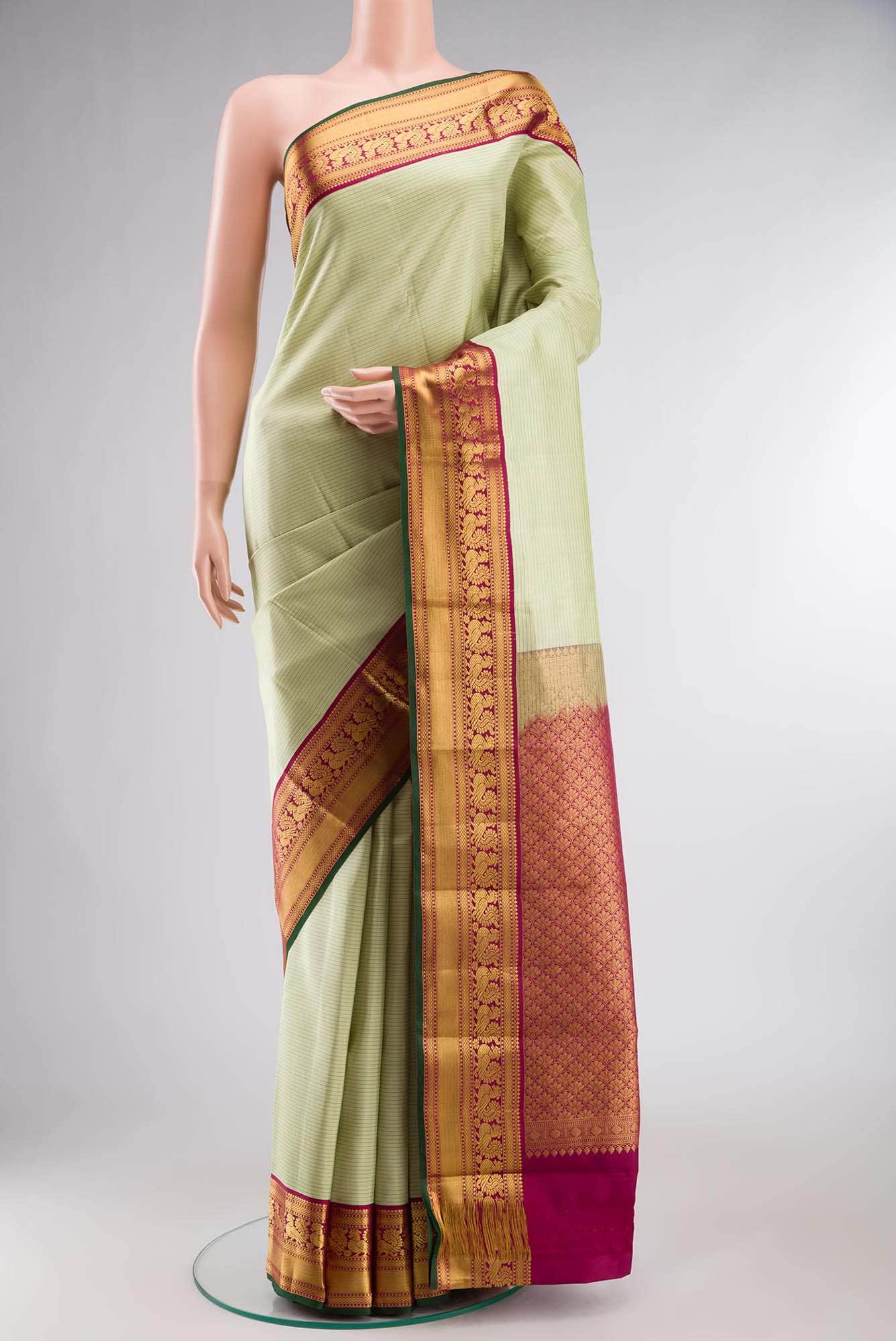 Green Kanchipuram Silk Saree