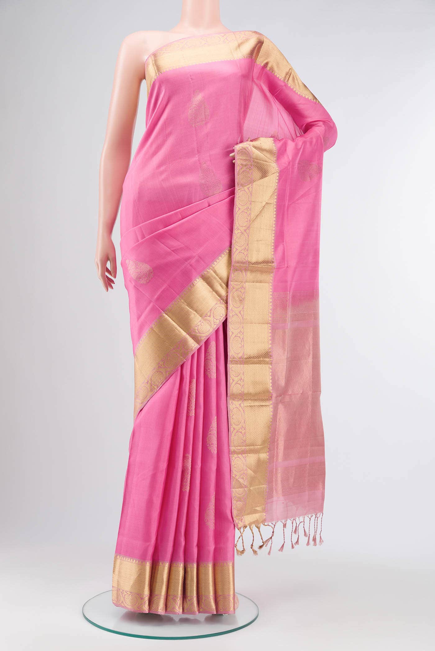 Pink Soft Silk Saree