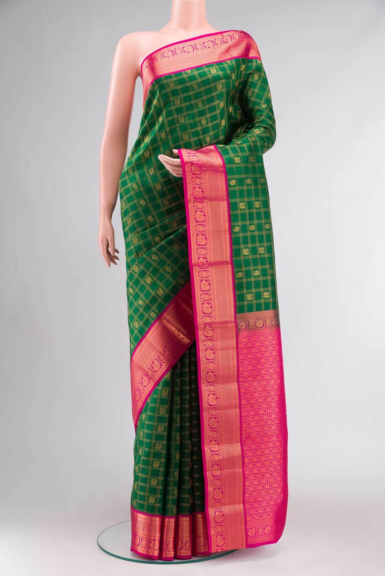 Green Kanchipuram Silk Saree