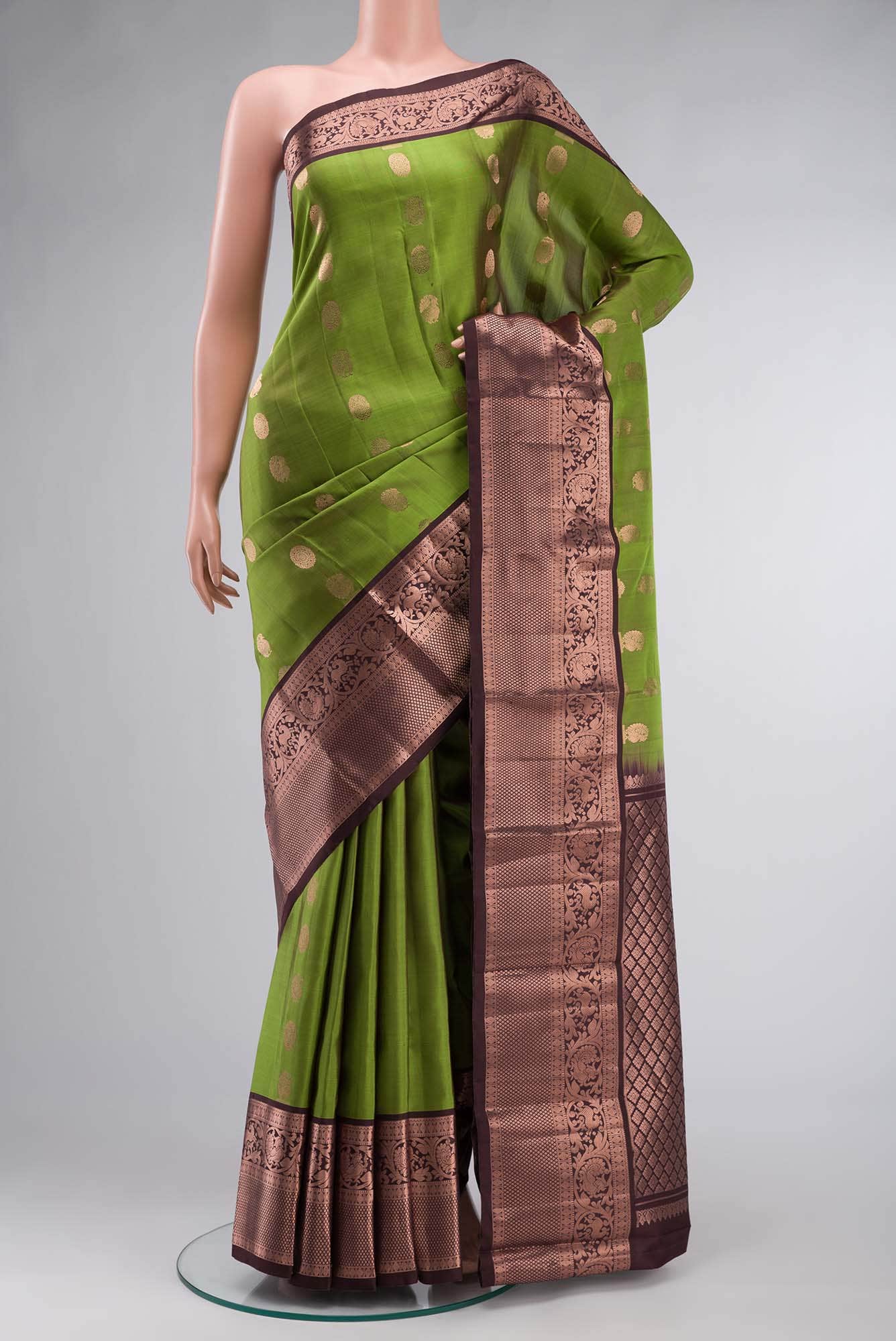 Green Kanchipuram Silk Saree