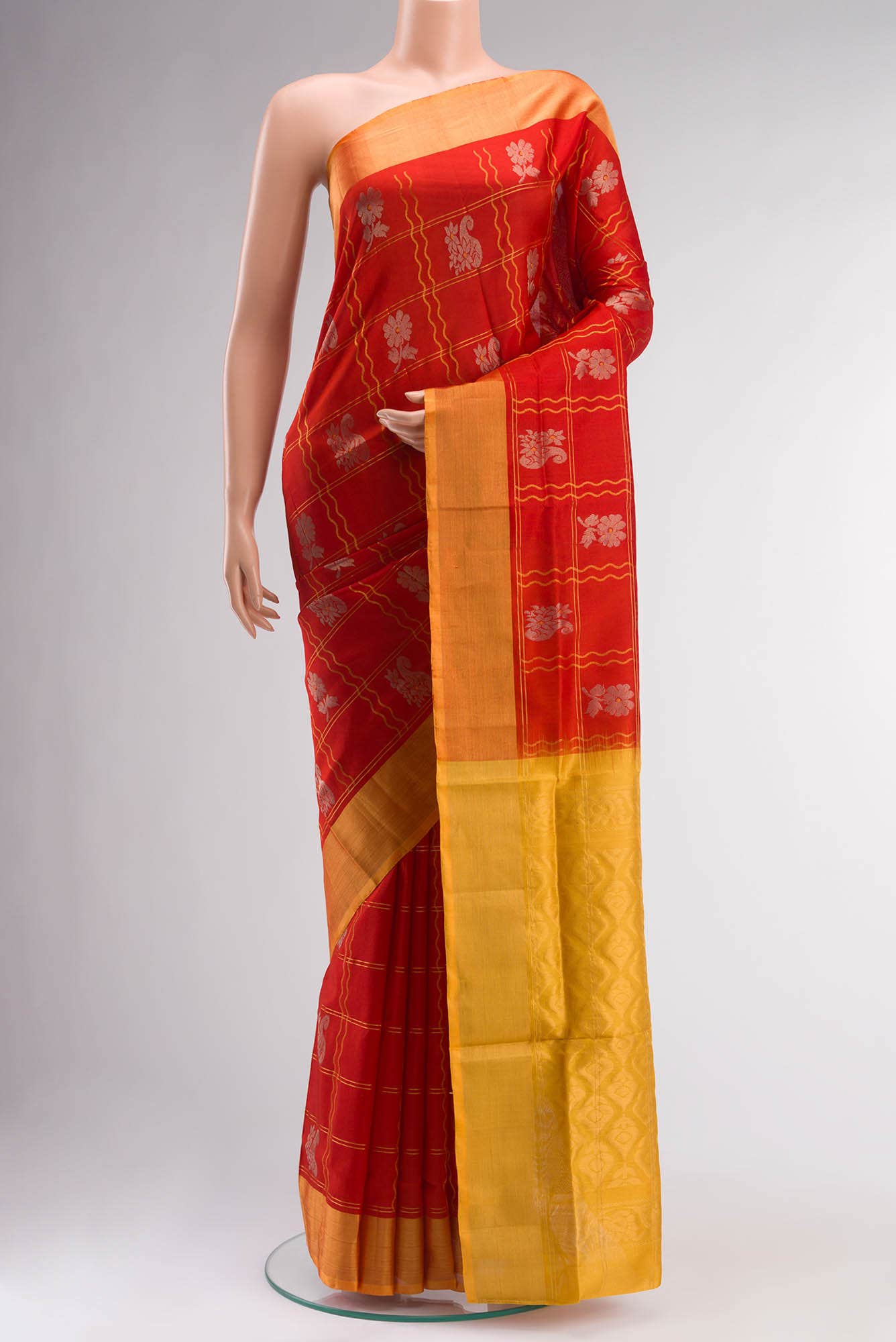 Red Uppada Silk Saree