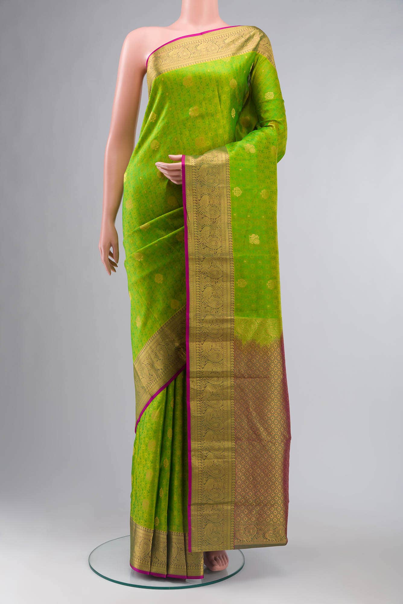 Green Kanchipuram Silk Saree