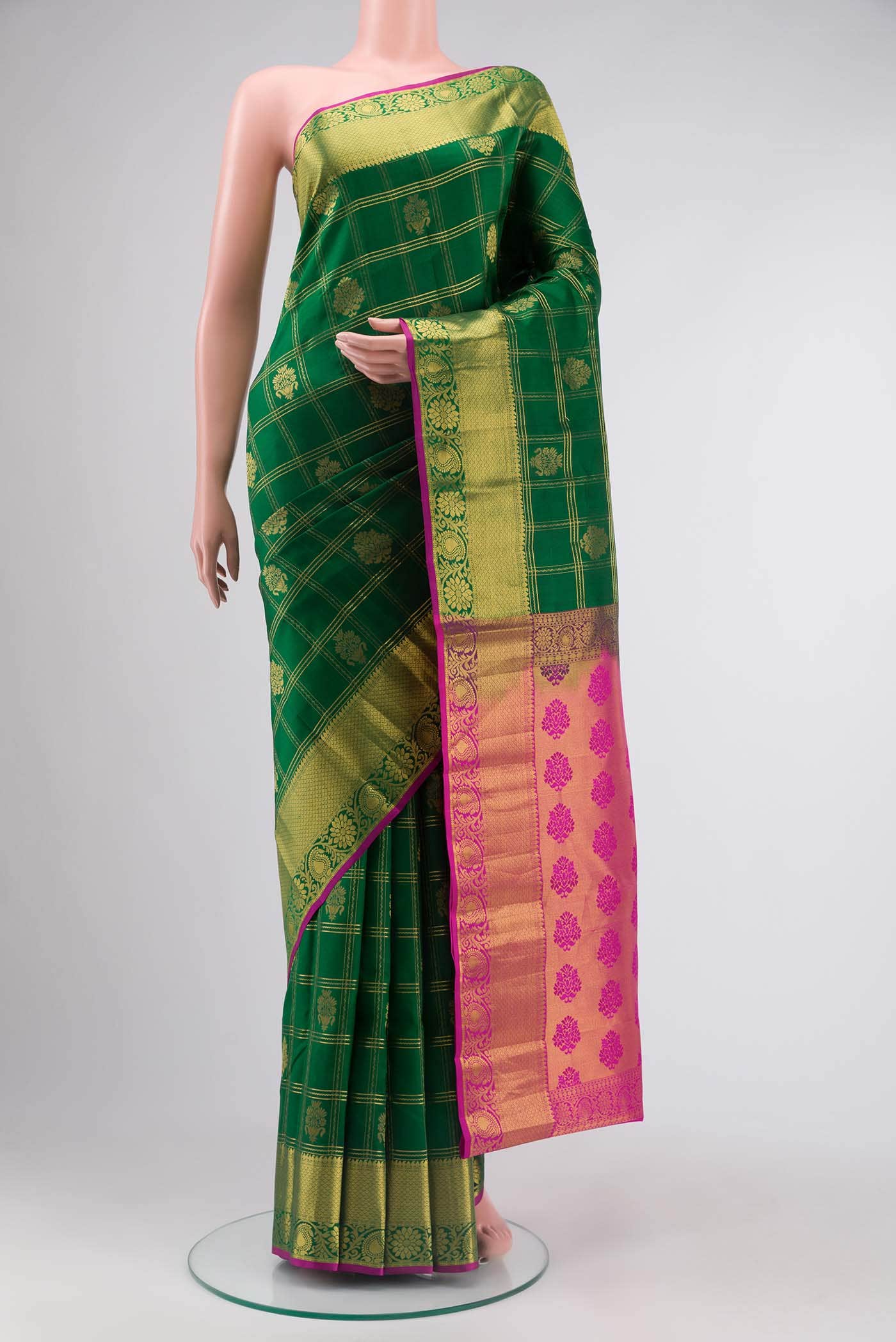Green Kanchipuram Silk Saree