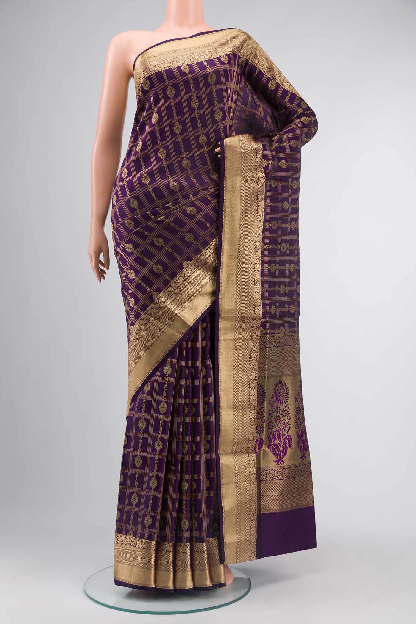 Purple Soft Silk Saree