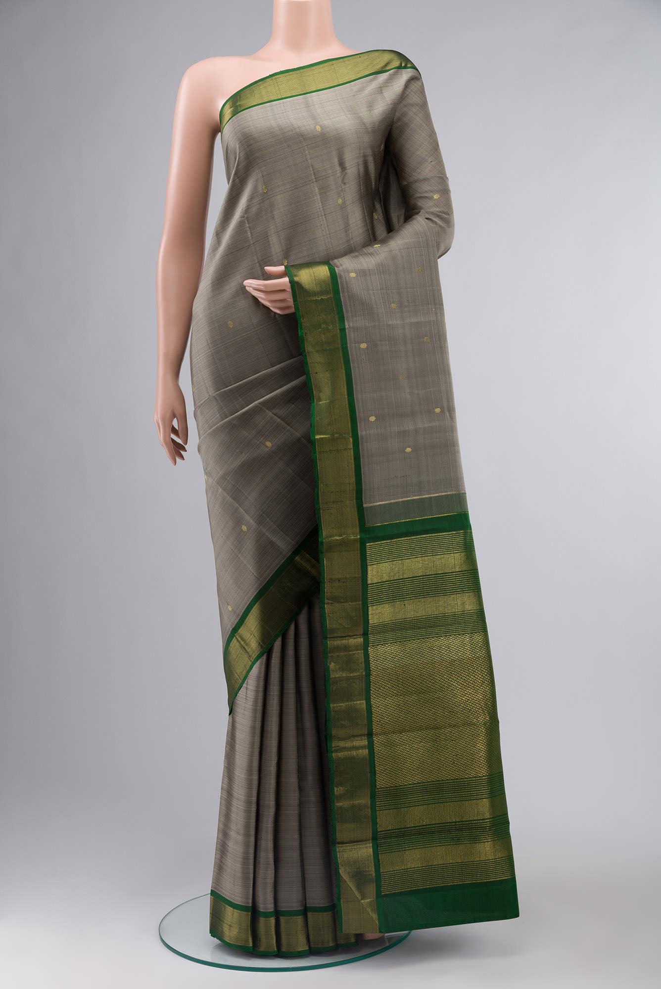 Green Kanchipuram Silk Saree
