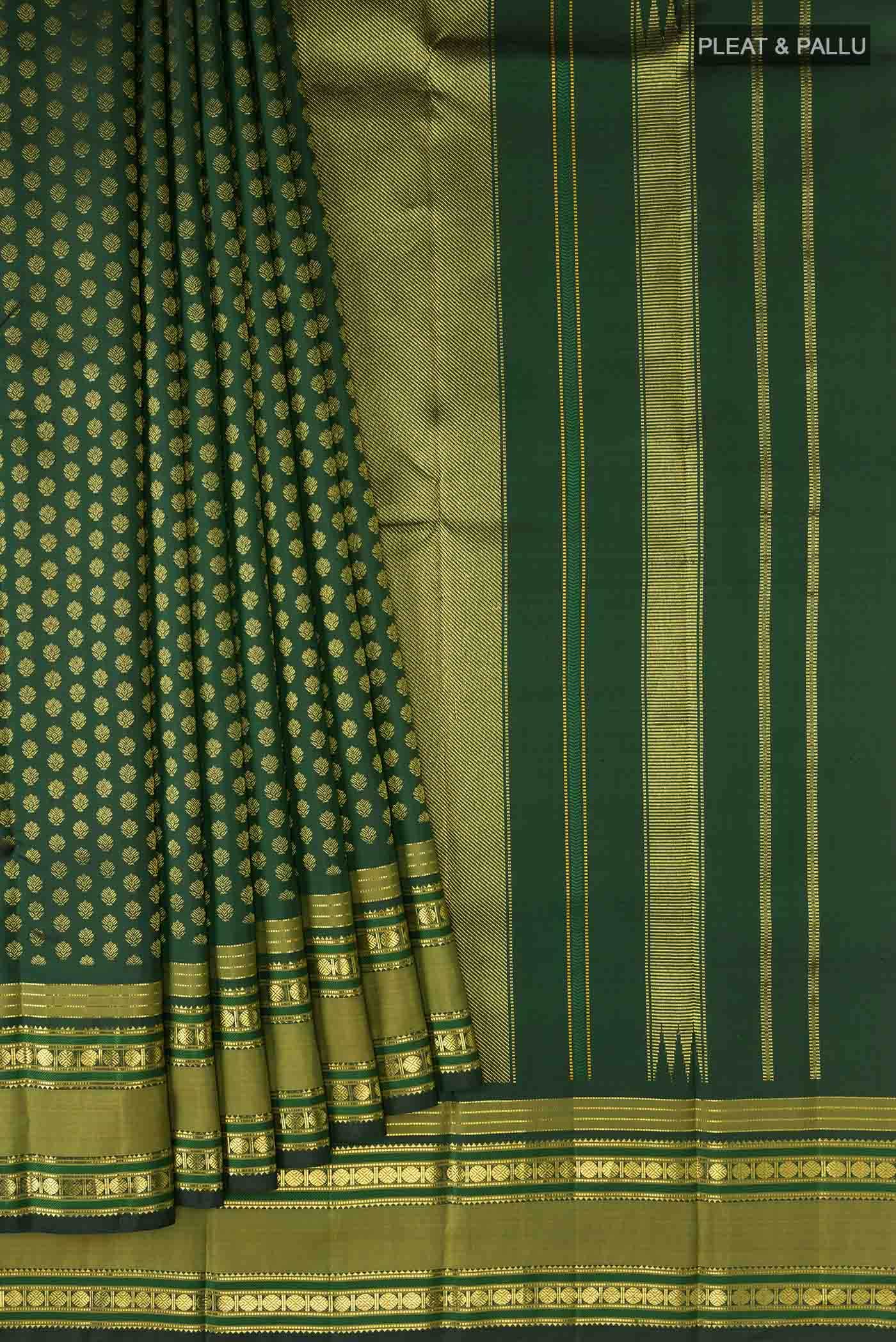 Green Kanchipuram Silk Saree