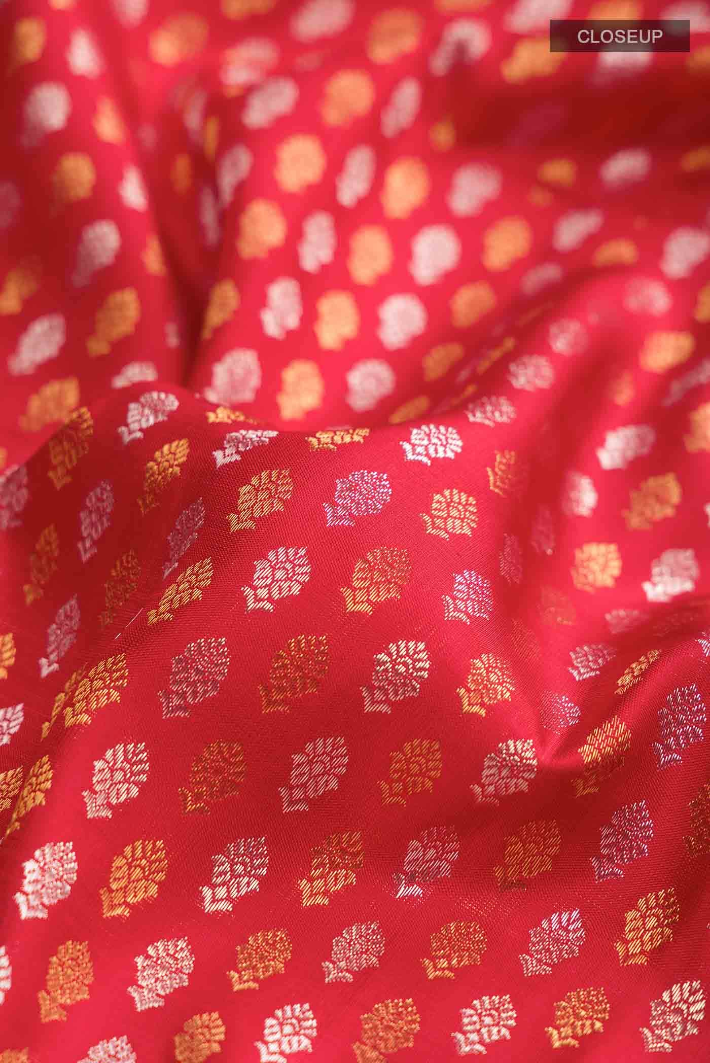 Red Kanchipuram Silk Saree